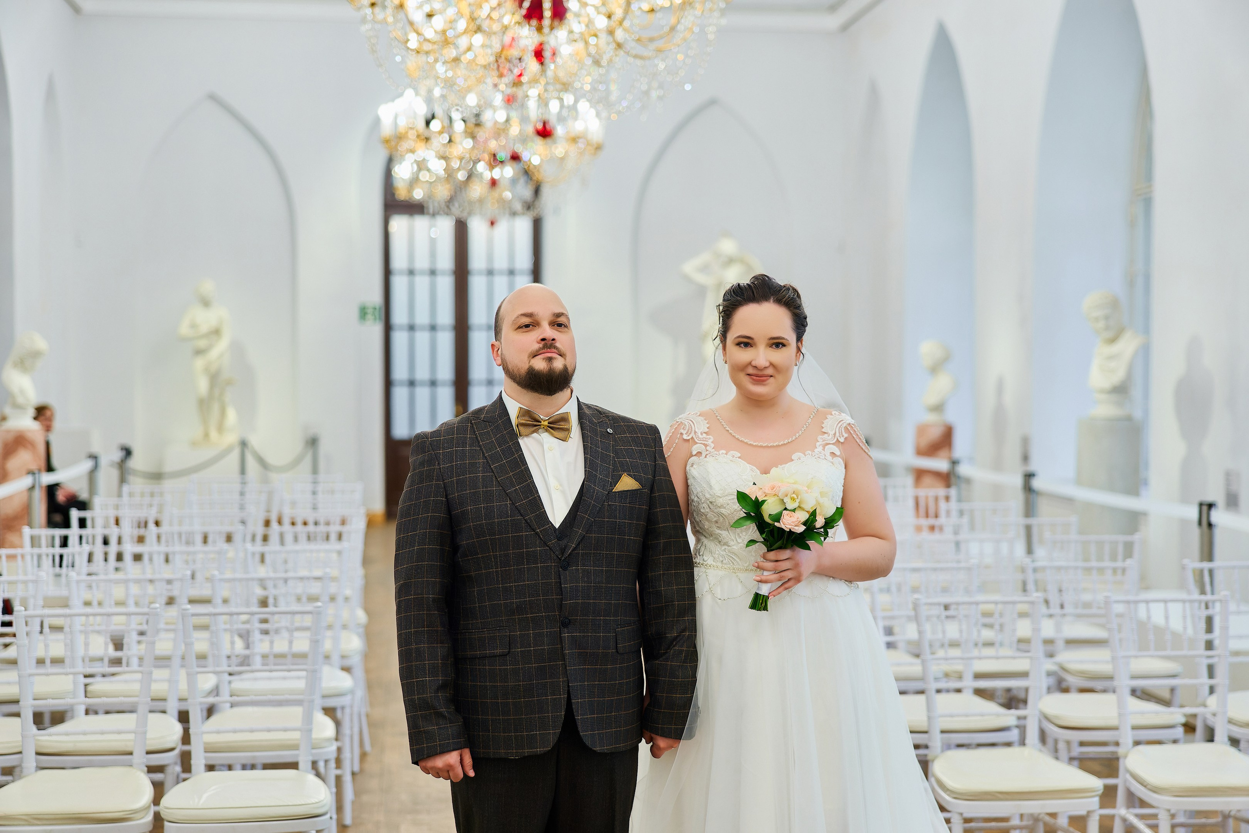 Свадебная фотосессия в Царицыно. Свадебный фотограф Сергей Колбинский