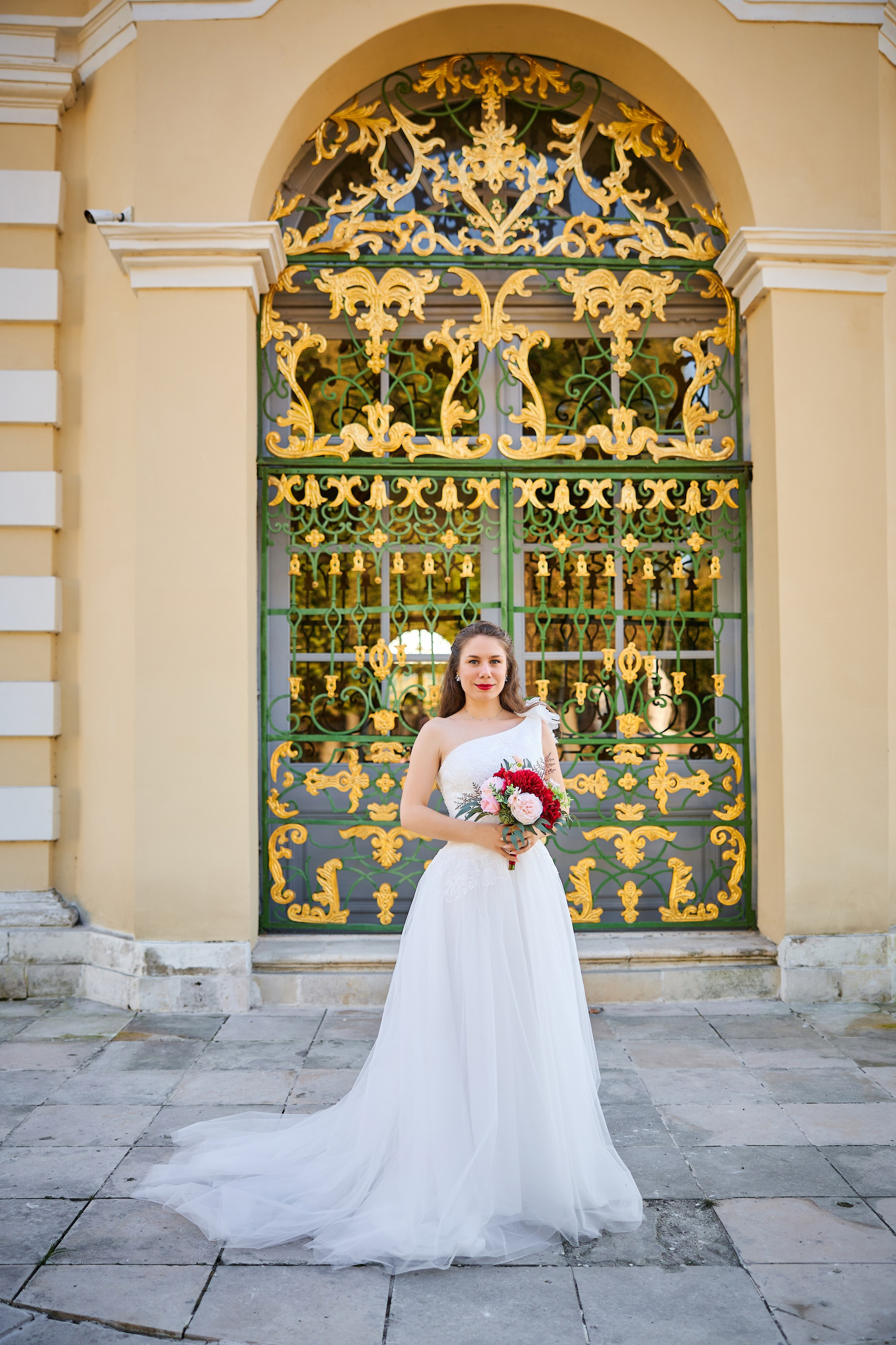 Свадебная фотосессия в Кусково. Свадебный фотограф Сергей Колбинский