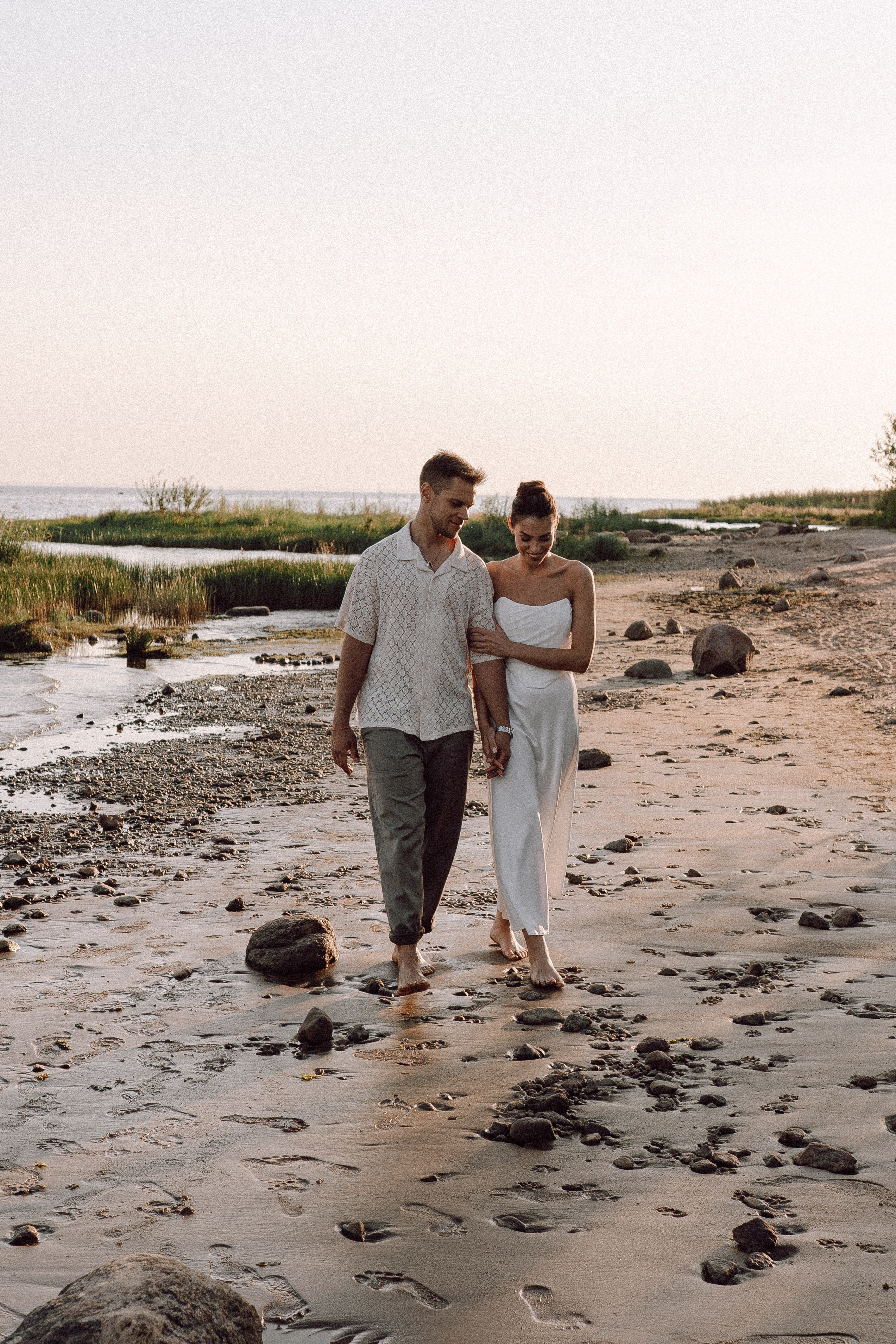 СВАДЕБНАЯ ФОТОСЕССИЯ ВЫЕЗДНОЙ ЦЕРЕМОНИИ (ФИНСКИЙ ЗАЛИВ). Профессиональный фотограф, Санкт-Петербург — Виктория Богомолова