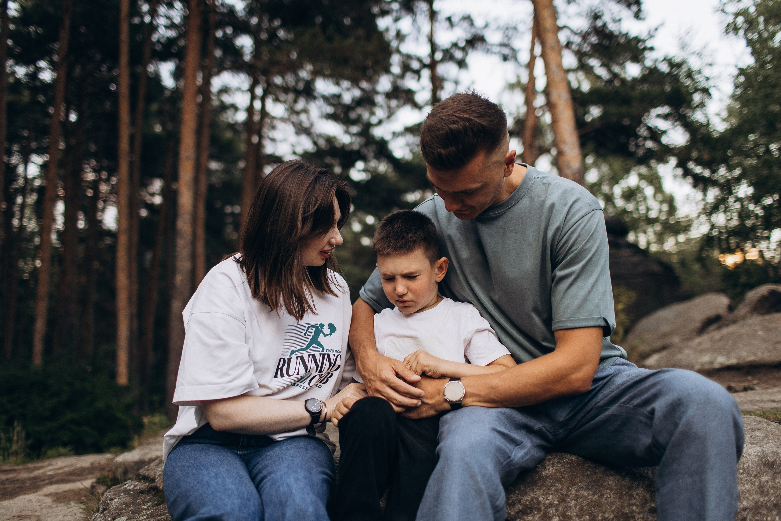 Большая семейная фотосессия на Каменных палатках. Семейная съемка — это красивый способ признаться своей семье в любви