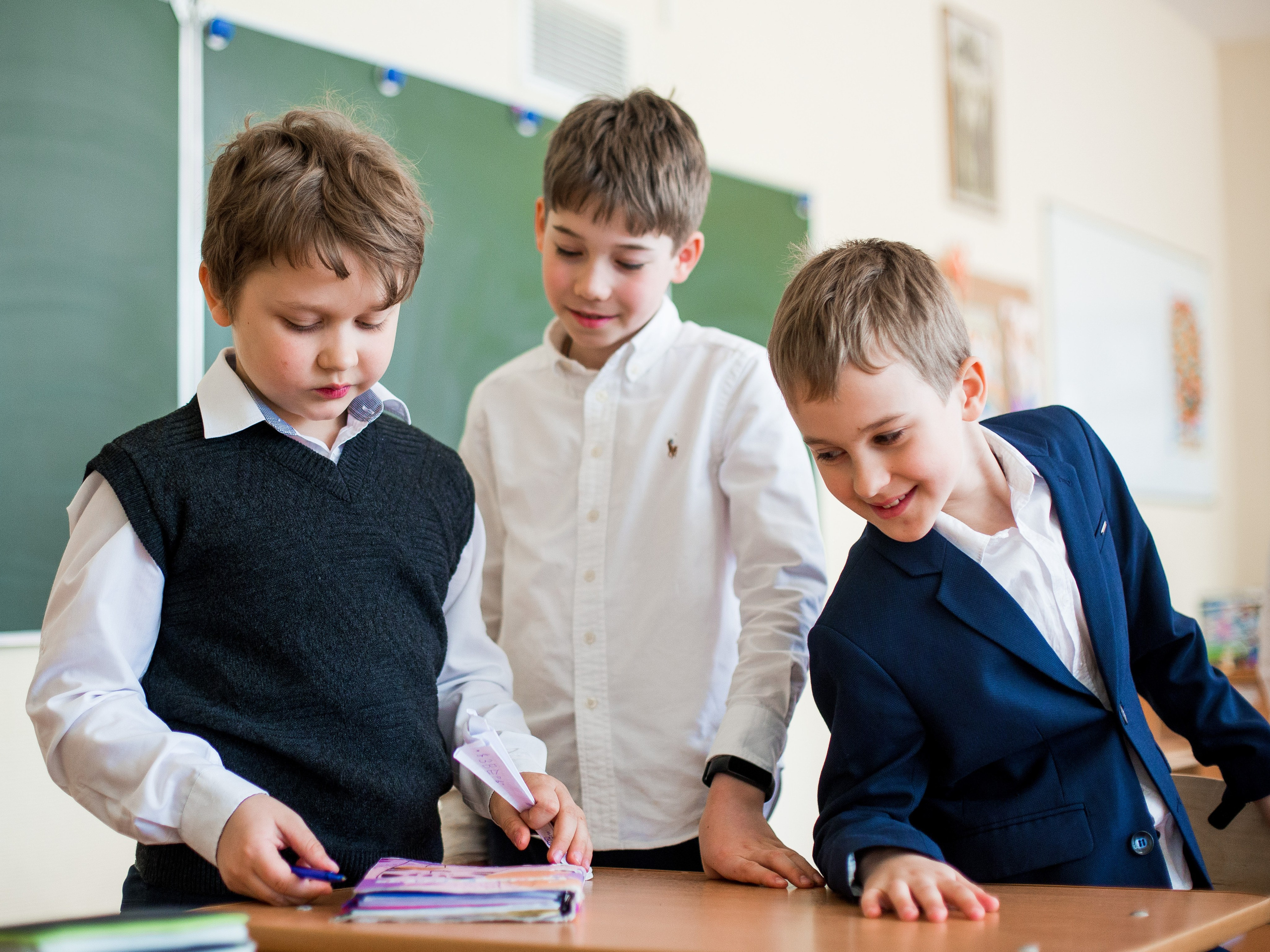 Школьная фотосъемка 3 класса. Репортажный фотограф Борис Геер