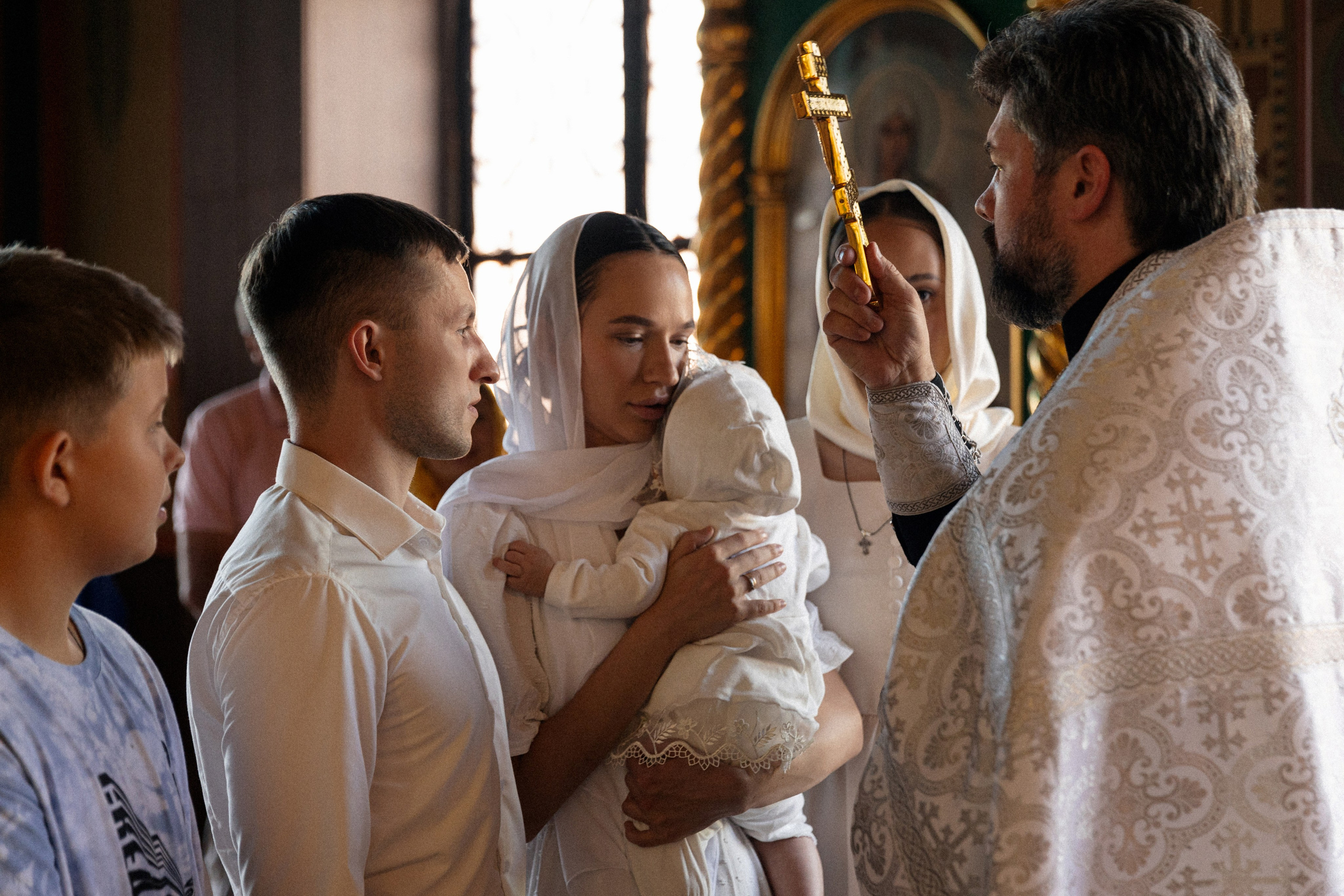 Крещение в Свято-Троицком соборе. Свадебный фотограф и видеограф Краснодар, Ростов, Сочи, Новороссийск