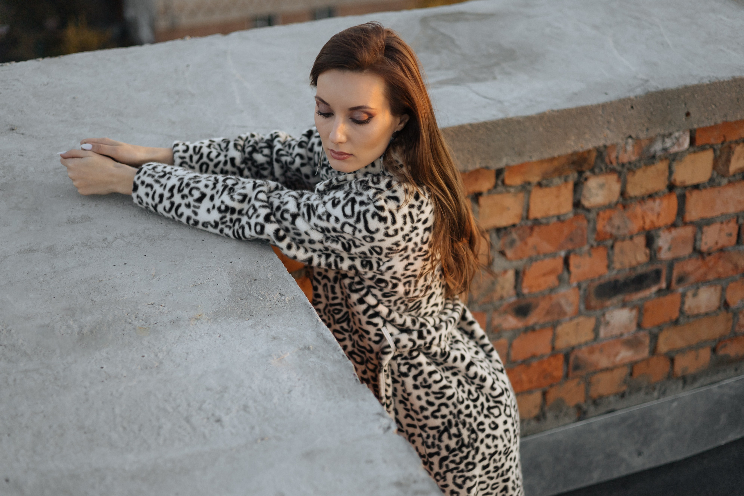 Катя на крыше. Фотограф Нестратенко Станислав г. Шилка, г. Чита