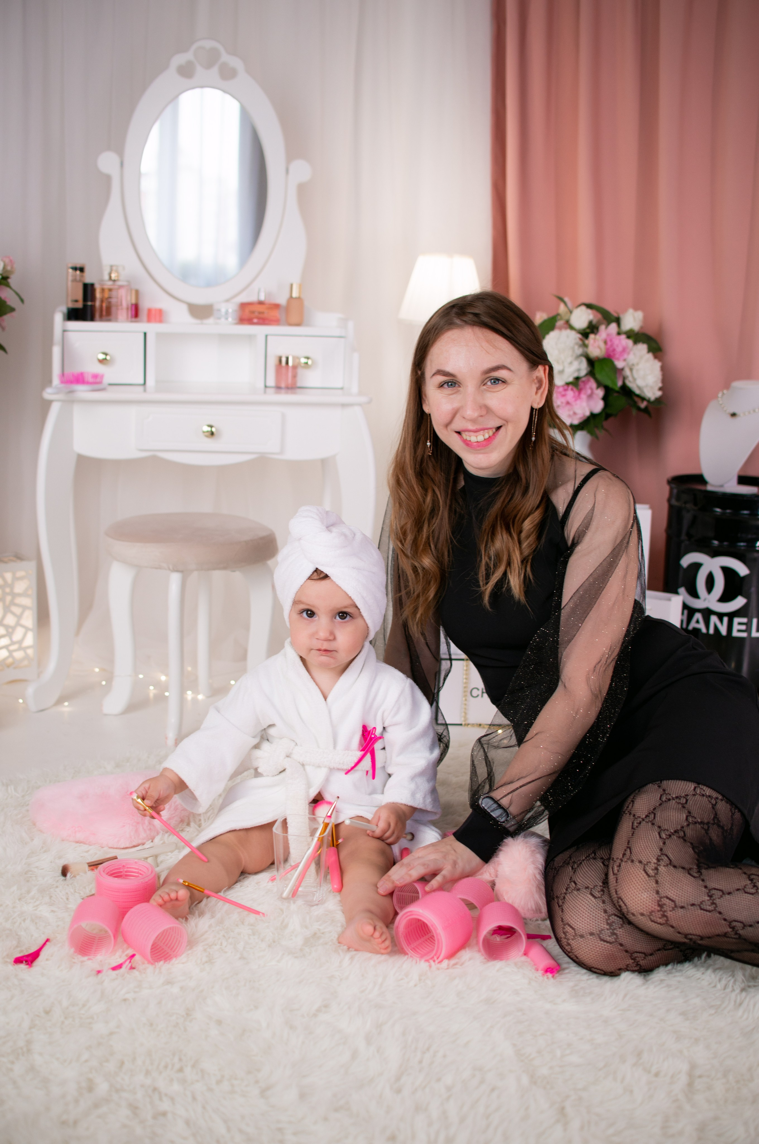 Анонс первых кадров с фотопроекта «Шанель» для Эмилии. Фотограф новорожденных Краснодар Малышенко Надежда