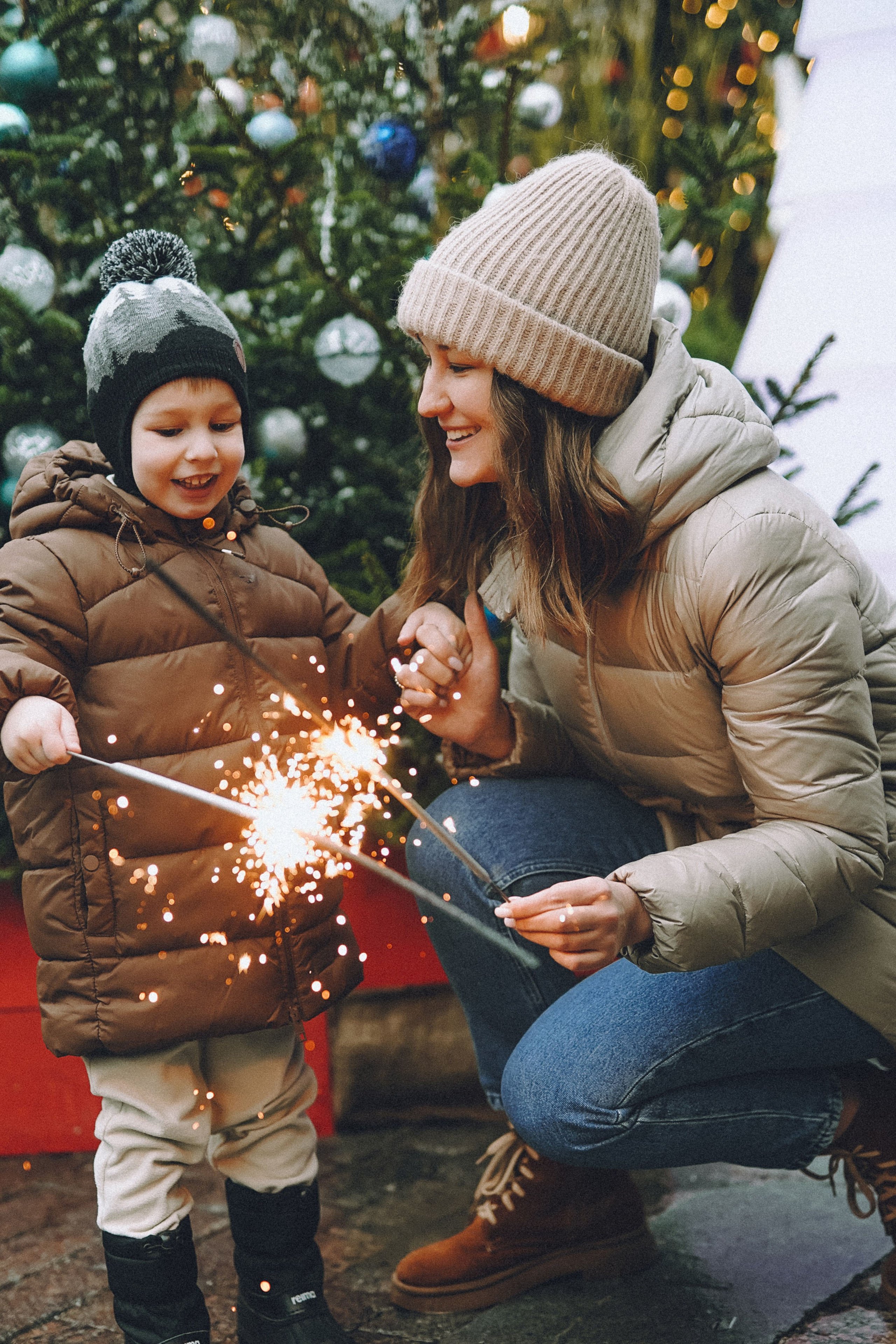 Прогулка по новогодней Москве для Юли, Жени и Вани. Фотограф Наталья Колганова