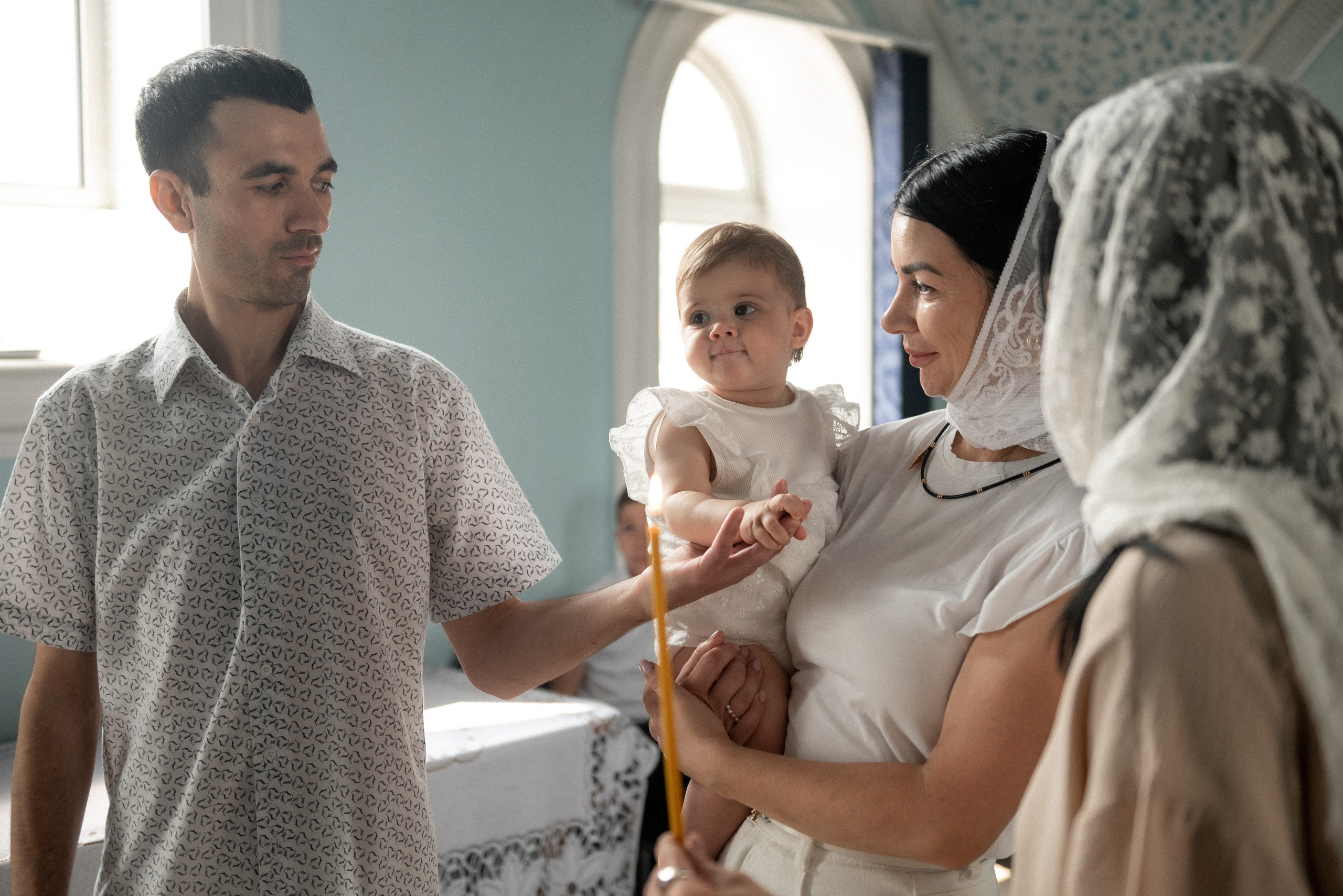 Крещение. Семейный фотограф Ирина Сгибнева