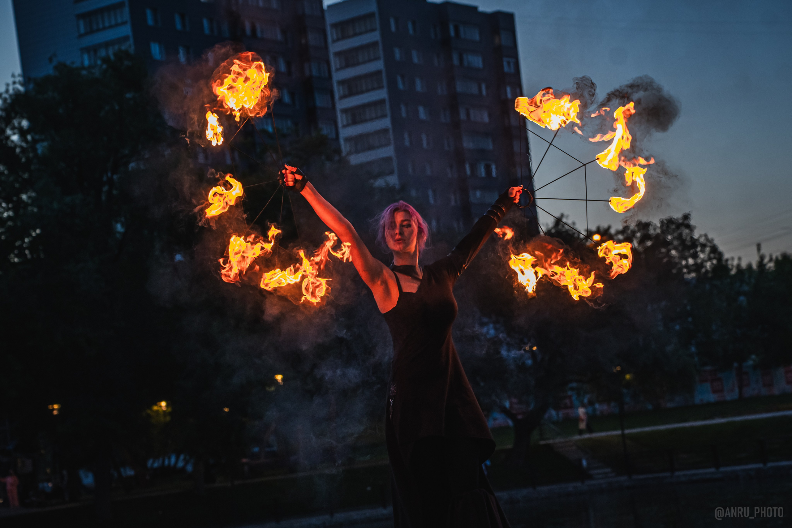 «FIRE FAMILY» Фаершоу. Репортажный фотограф Анастасия Рубцова