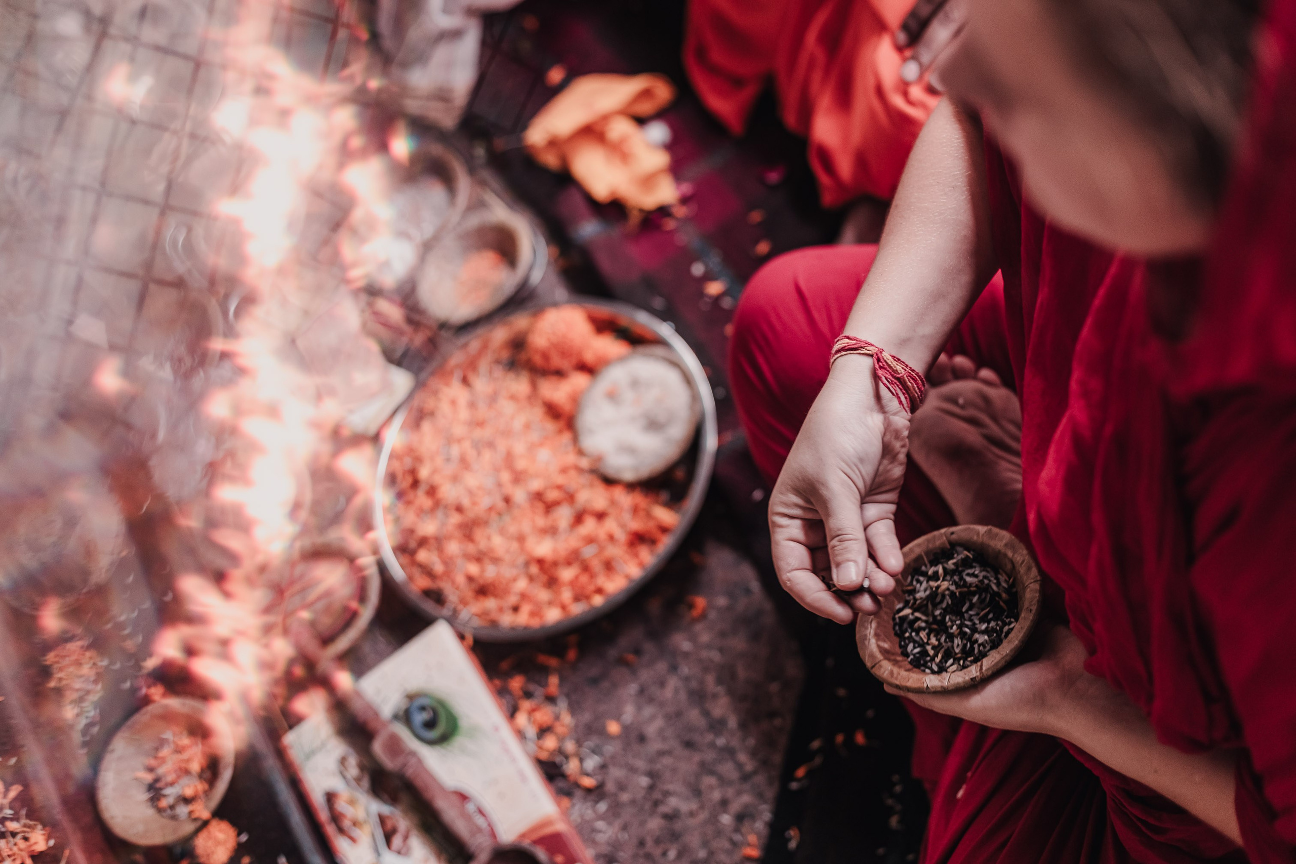 Navaratri yajna at Devraha Baba Ji ashram. Мариам Багдасарян