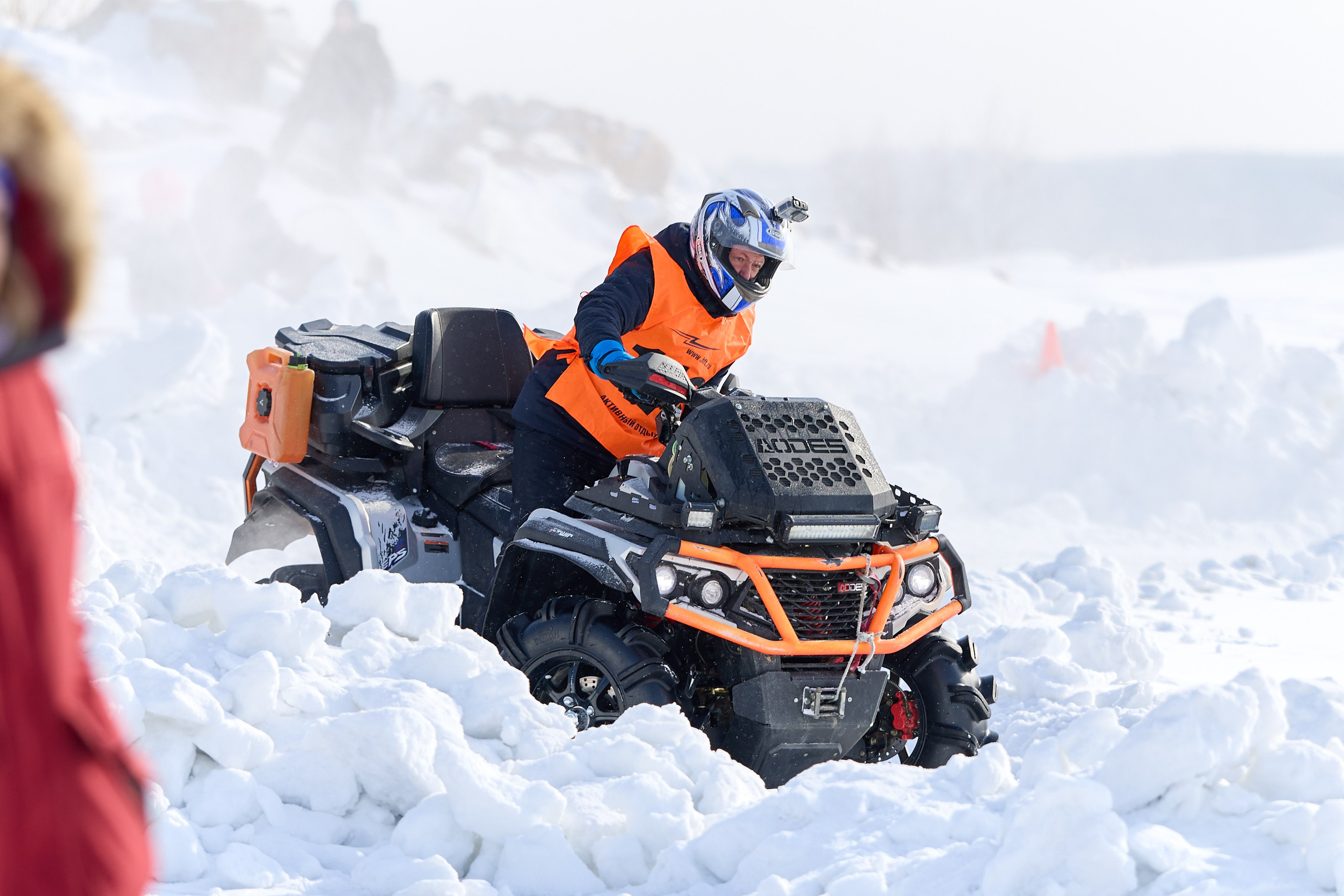 Топим Лёд — 2026. Соревнования на квадроциклах. Фотограф в Новосибирске Алена Скокова