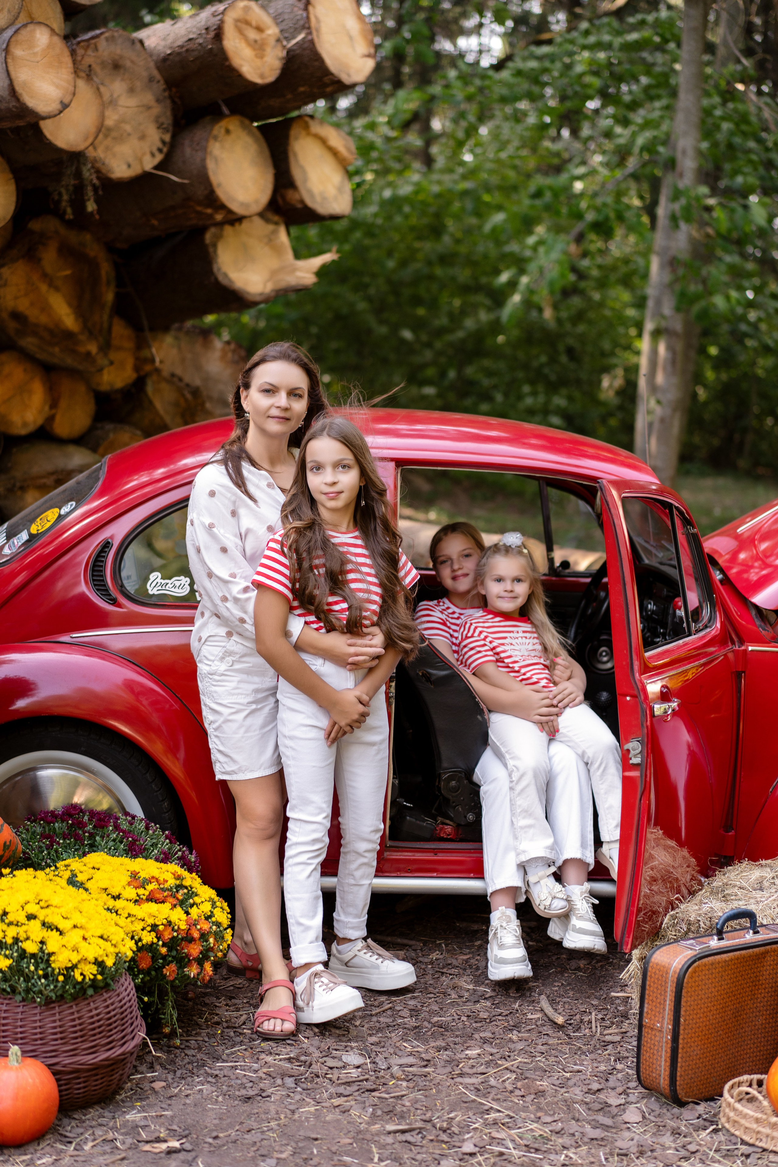 Фотодень с РетроМашинкой. Семейный и свадебный фотограф Минск, Беларусь Анна Орловская