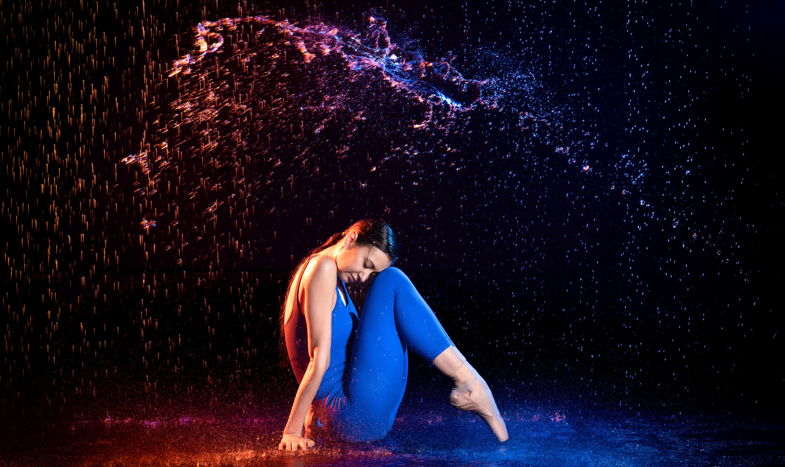 Анна в аква студии. Балетный фотограф Москва Майоров Николай