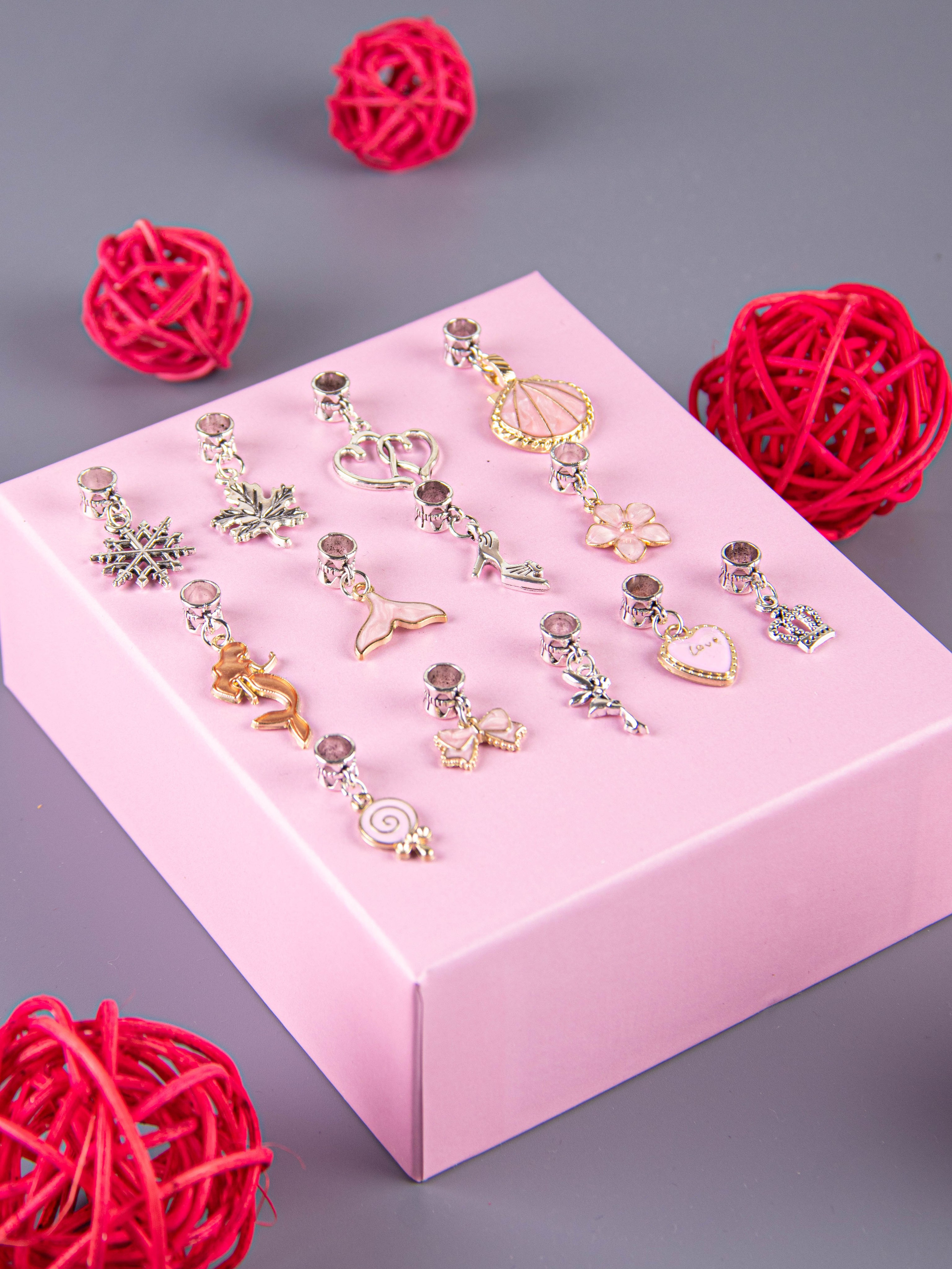 Наборы по созданию браслетов (розовый). «Матрица»