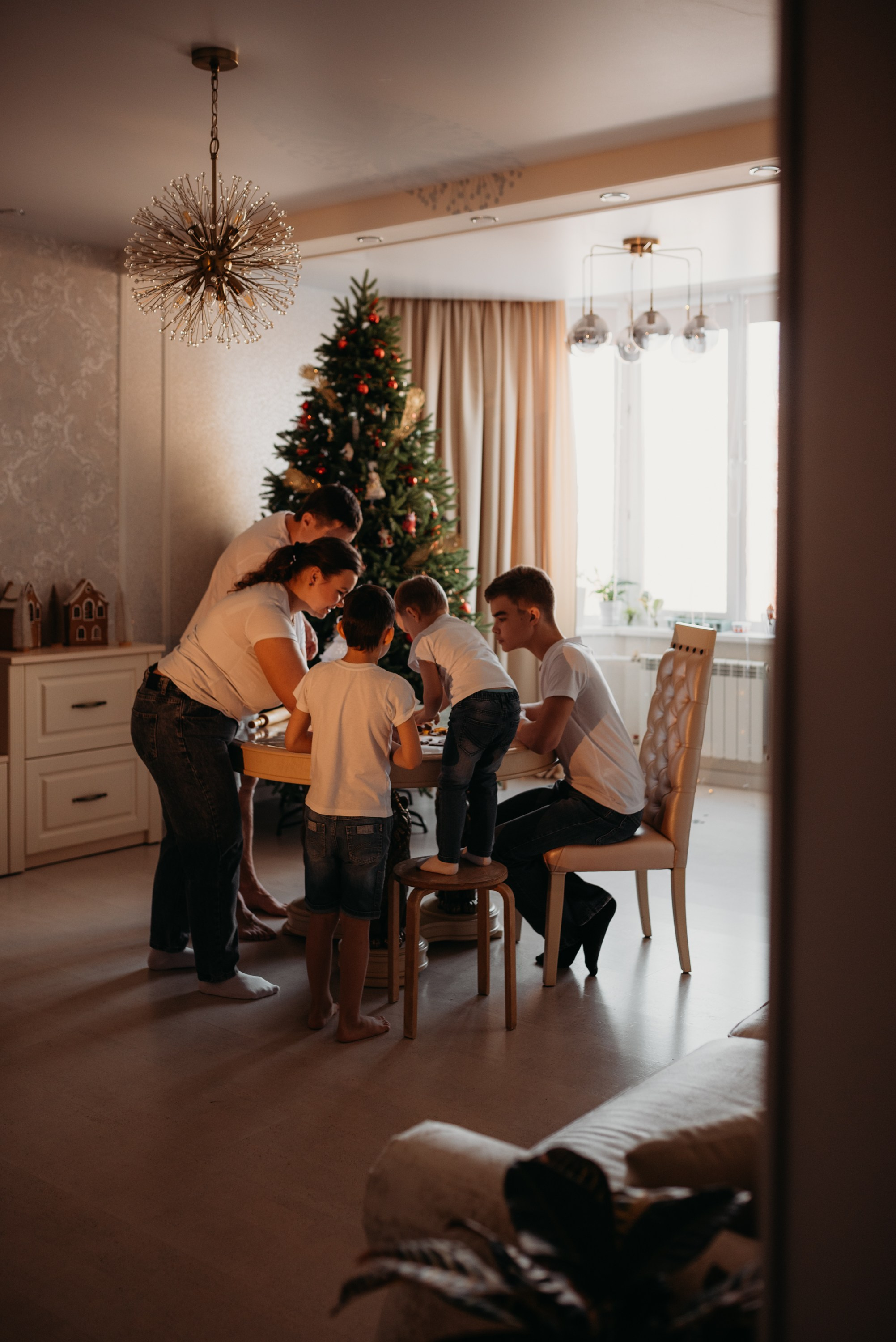 Юлия, Алексей, Тихон, Трофим и Потап. Семейный и детский фотограф в Новосибирске и Краснообске — Анна Ким
