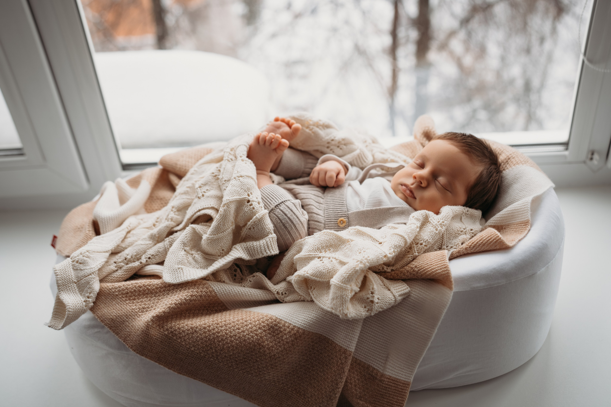 0-2 месяца. Фотограф Новорожденных в Москве. Семейные истории в стиле LIFE