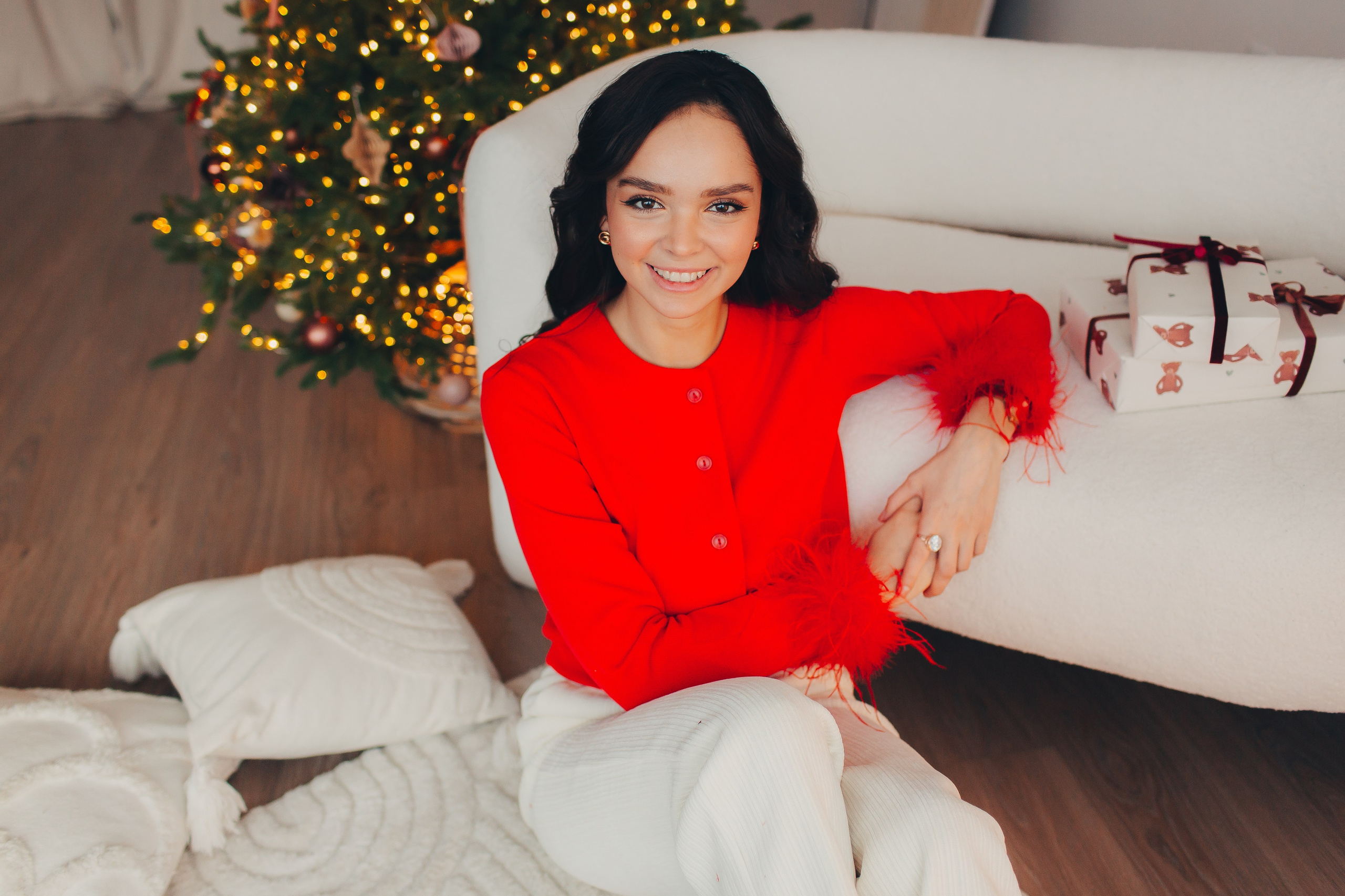 Новогодняя съёмка в студии. Фотограф Евгения Мальцева, Архангельск