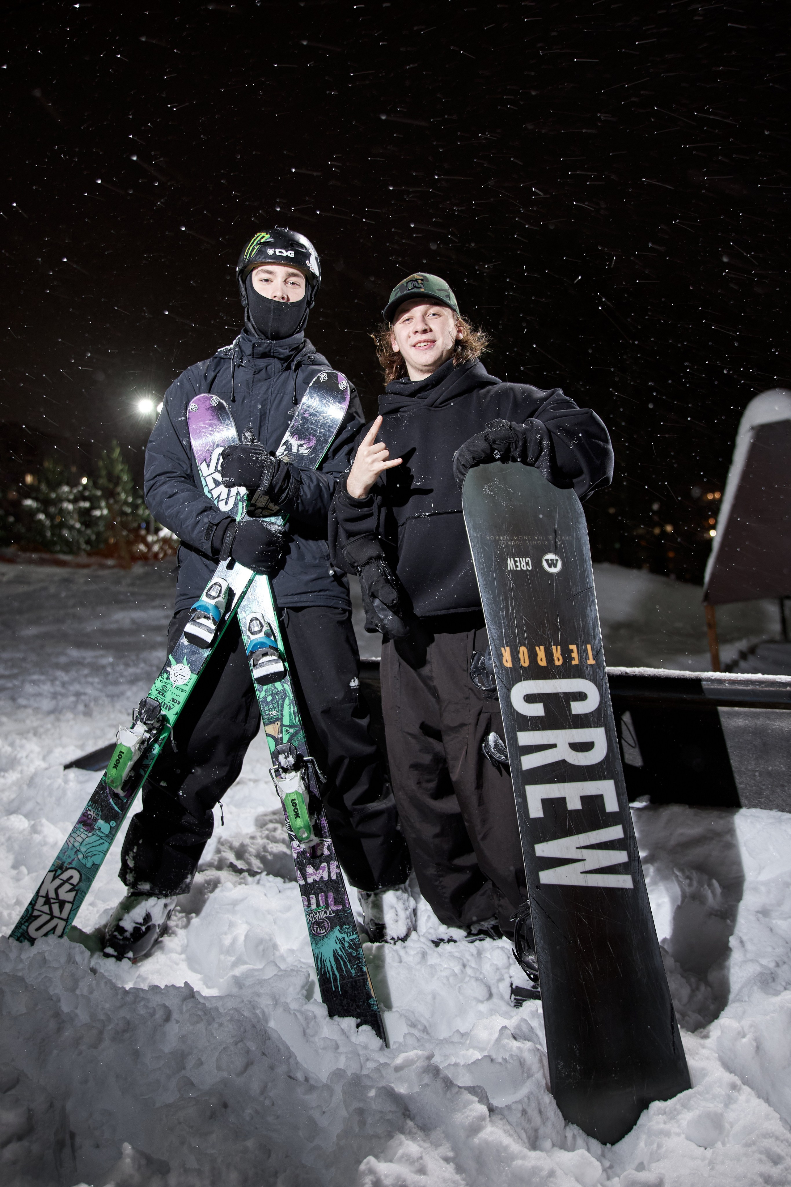 Сноубордисты. Фотограф Алексей Яковлев