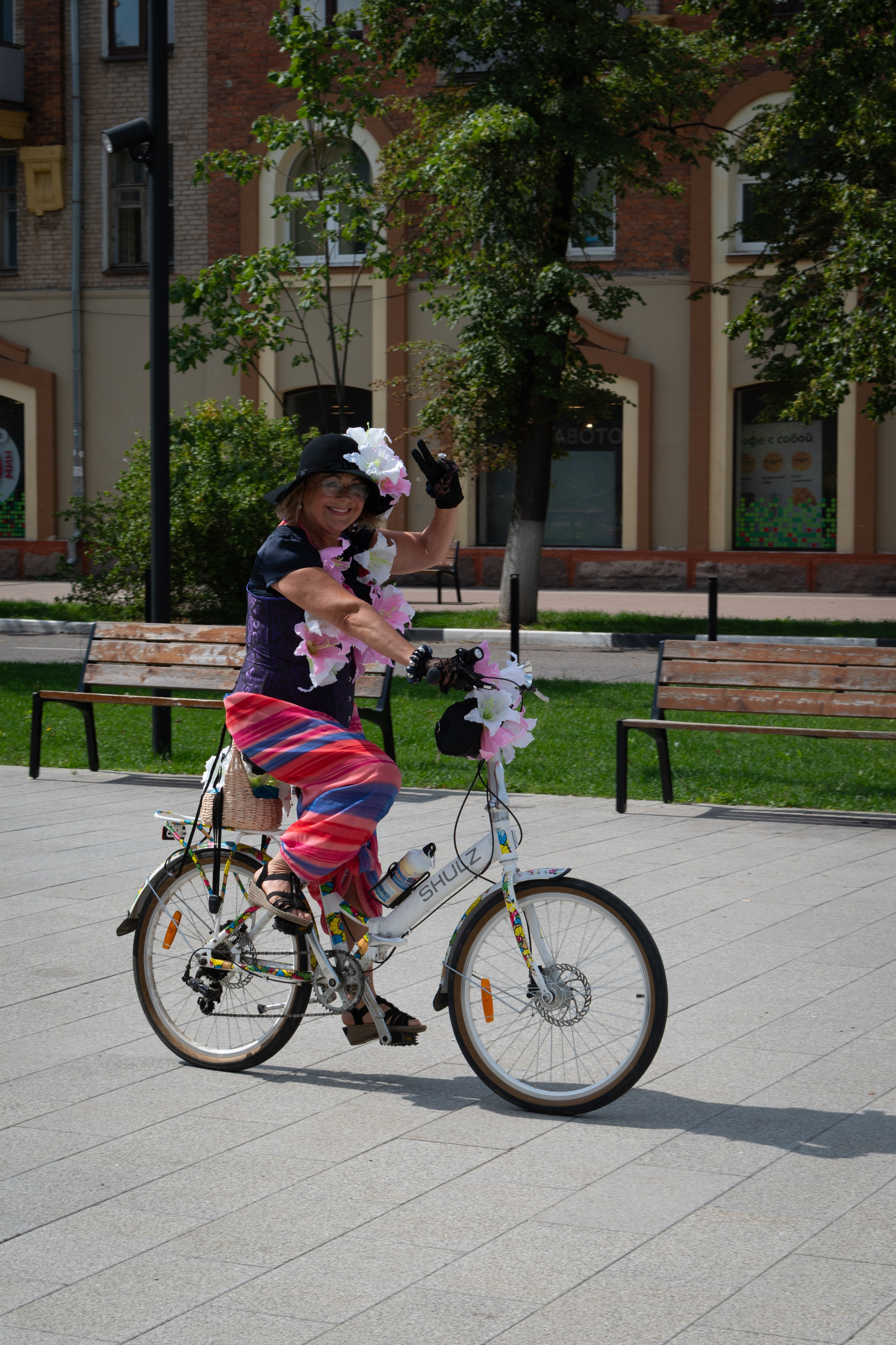 «Леди на велосипеде» — велопробег по г. Жуковскому 2025. Репортажный фотограф Сыбер Мартти
