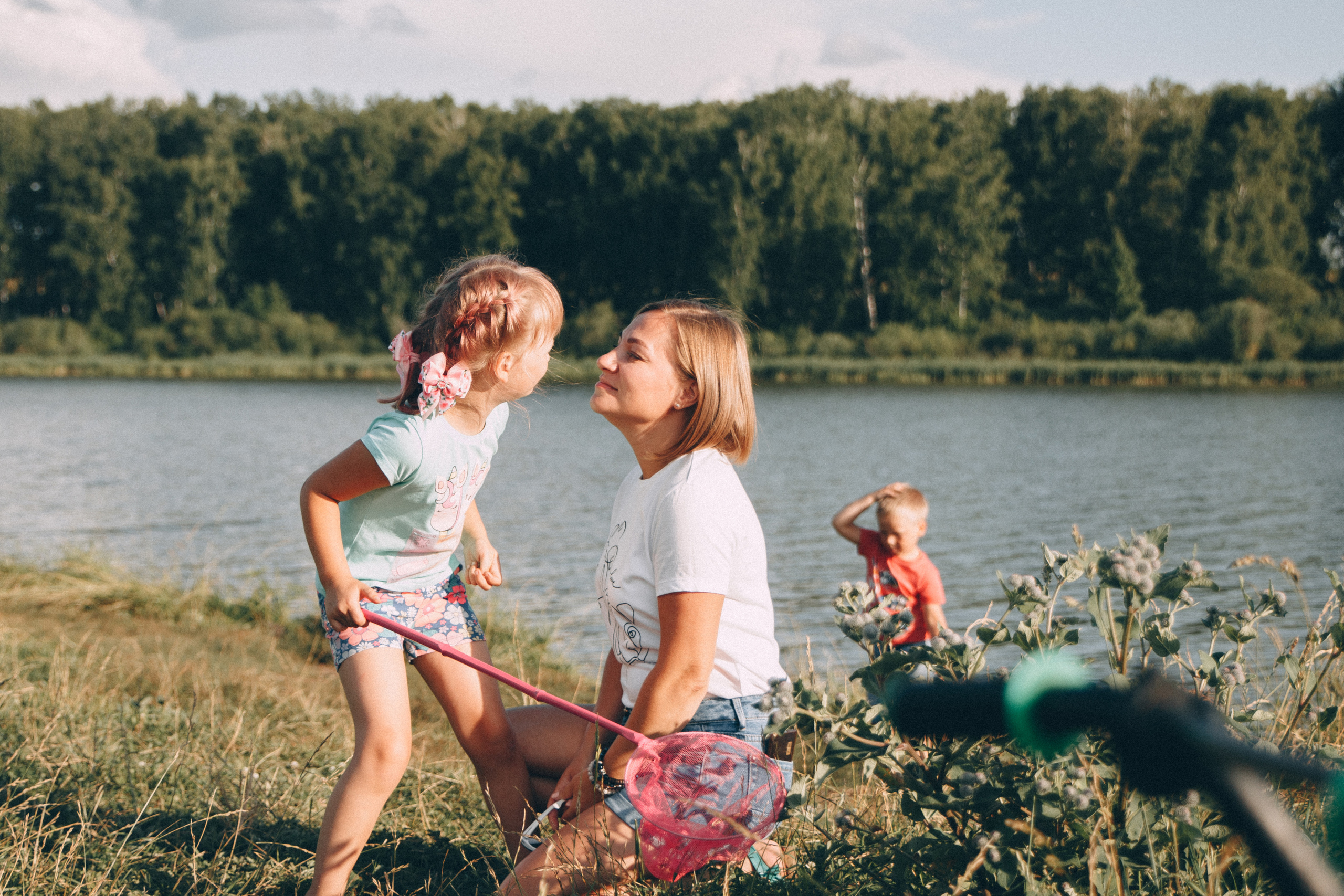 Семейная фотосессия Олеси с детьми. Семейный и женский фотограф в Красноярске Алёна Барковская