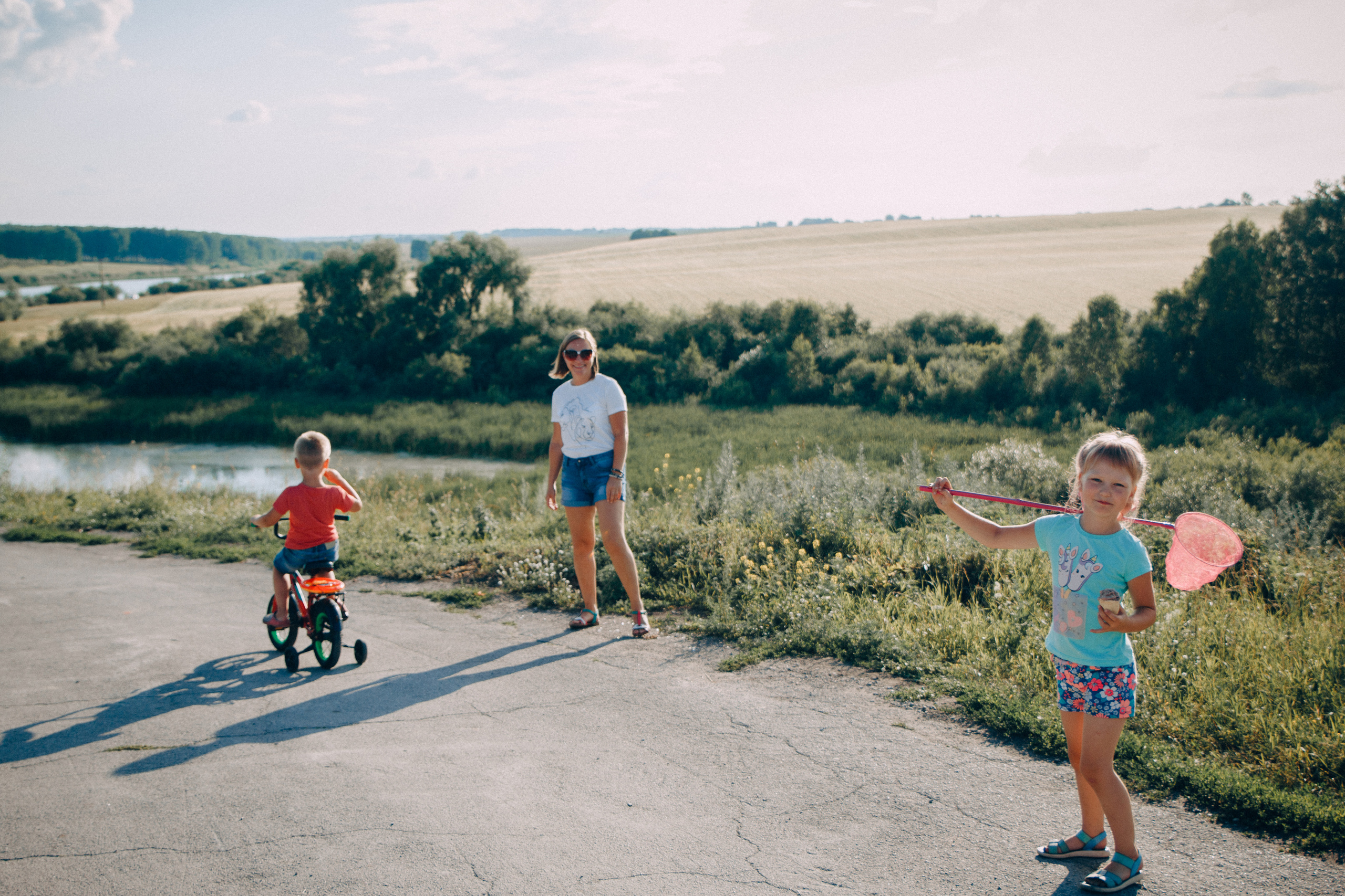 Семейная фотосессия Олеси с детьми. Семейный и женский фотограф в Красноярске Алёна Барковская