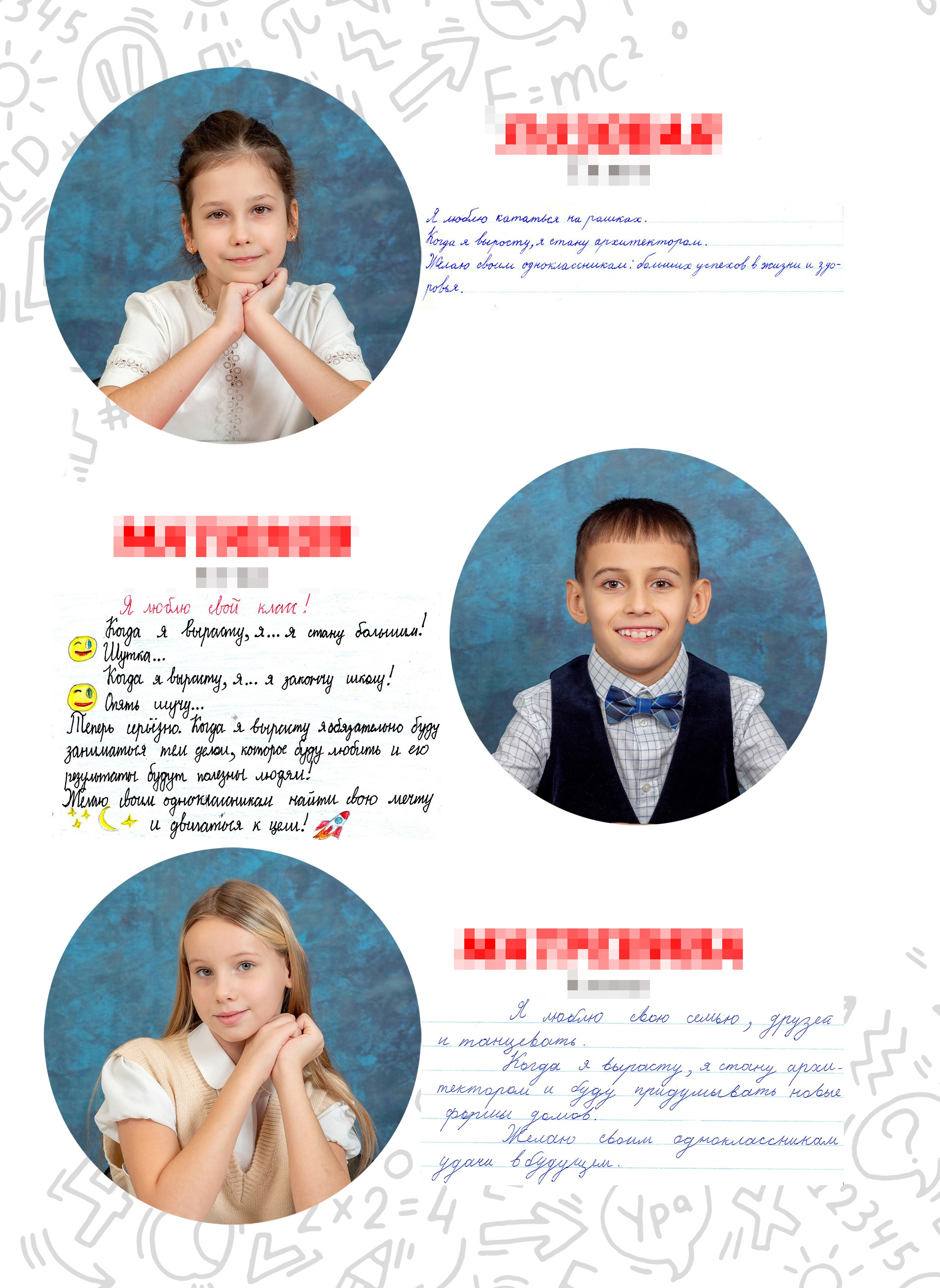 Многостраничный альбом для 4 класса. Фотограф и режиссер Московко Екатерина