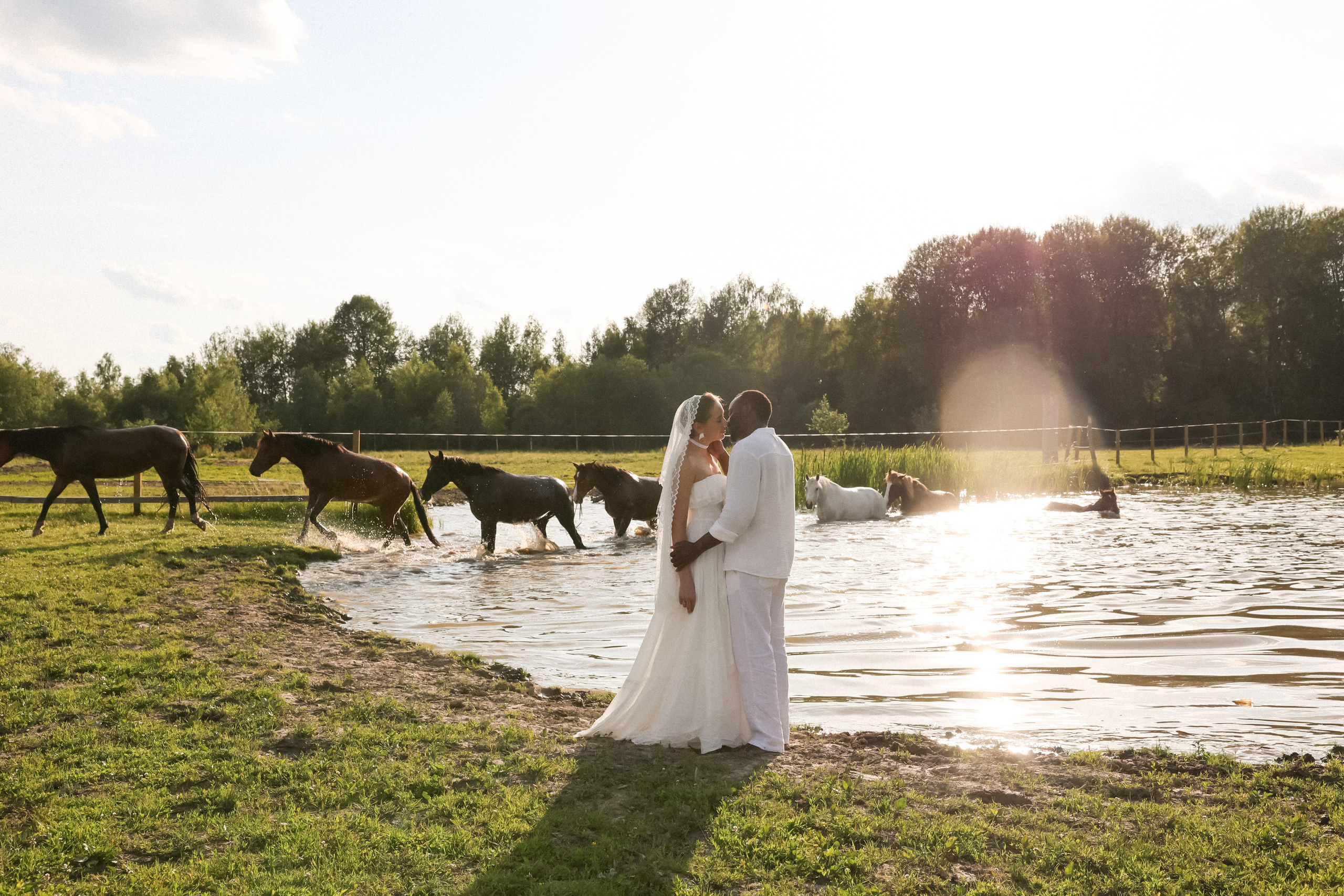 Кристафле и Олеся. Свадебный, репортажный, фотограф Москва и Московская область