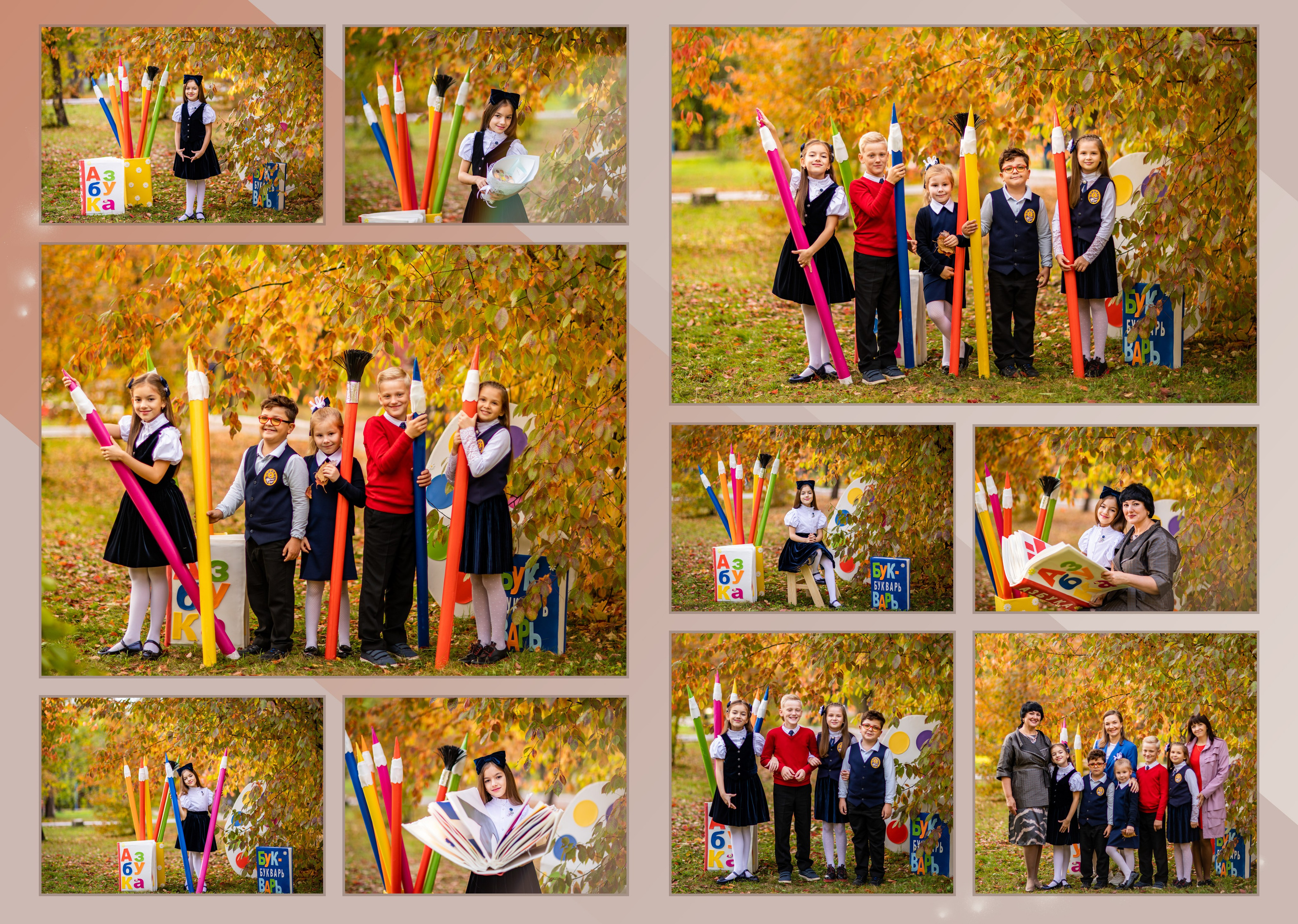 ^ пример Альбом ЛУЧШИЙ 14 разворотов. Семейный, детский, школьный фотограф в Благовещенске Яна Белоусова