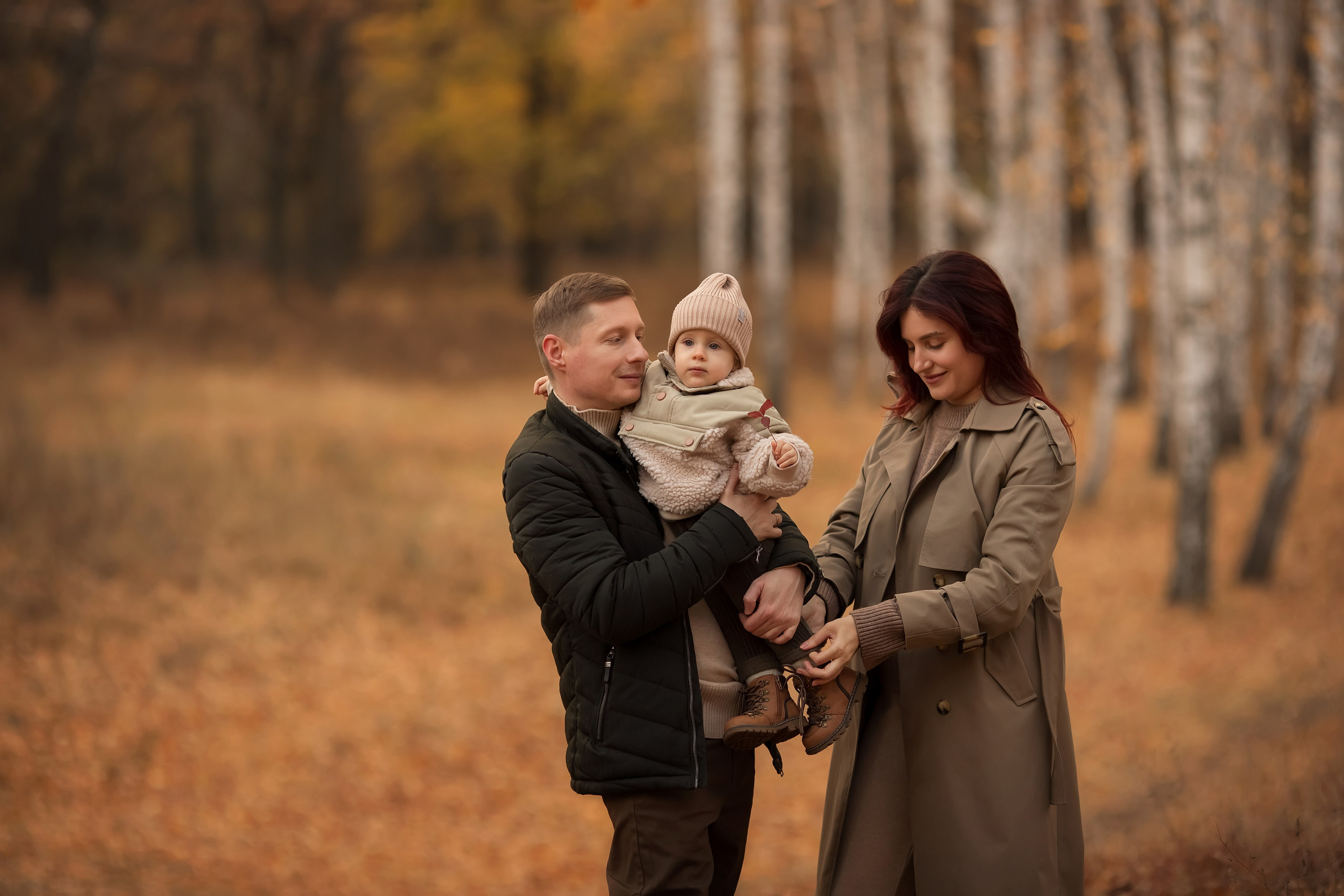 Осень в лесу. Семейный и детский фотограф в Саратове Полина Коткина