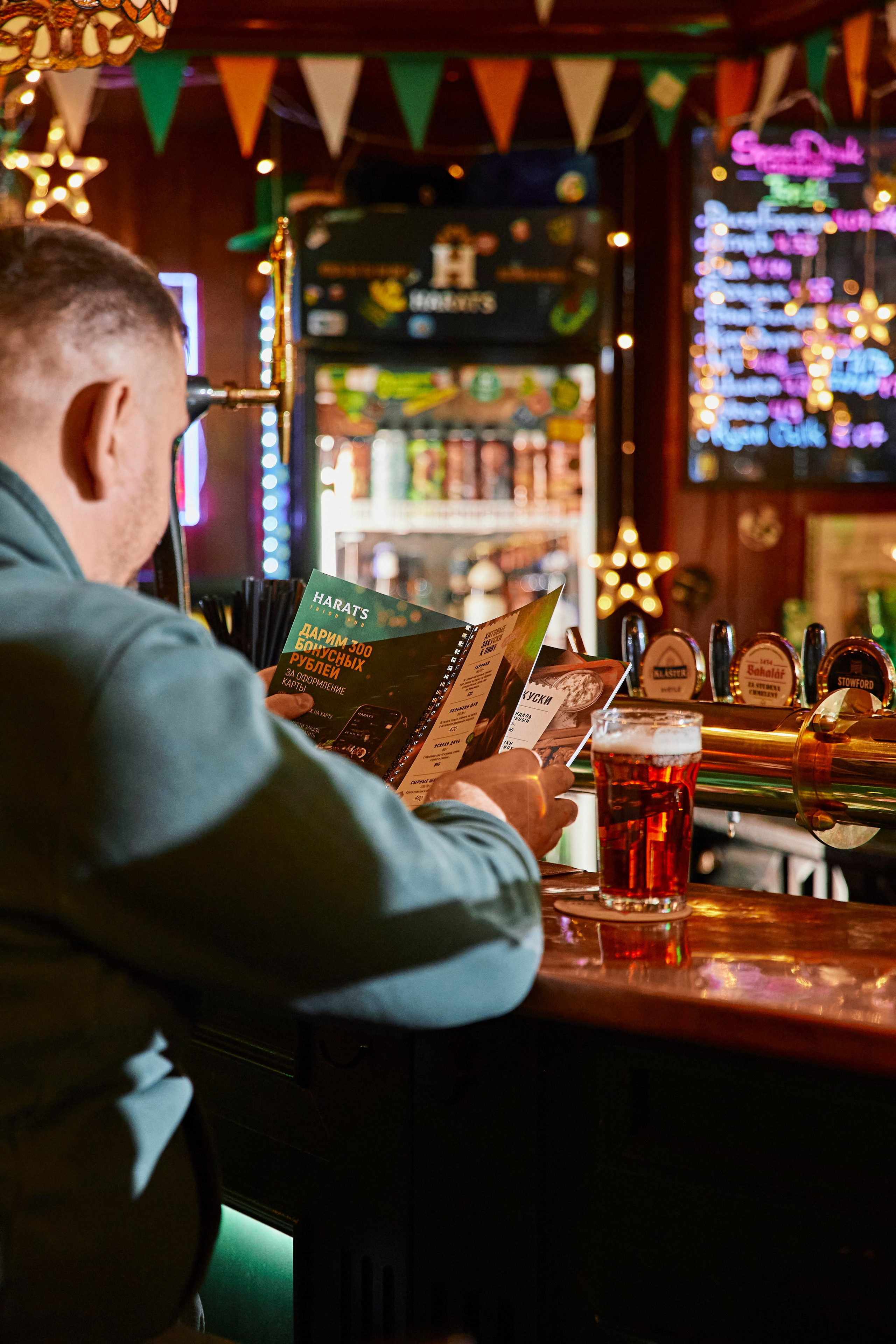 Новогодние выходные в Harat’s pub. Фотограф Александра Иванова