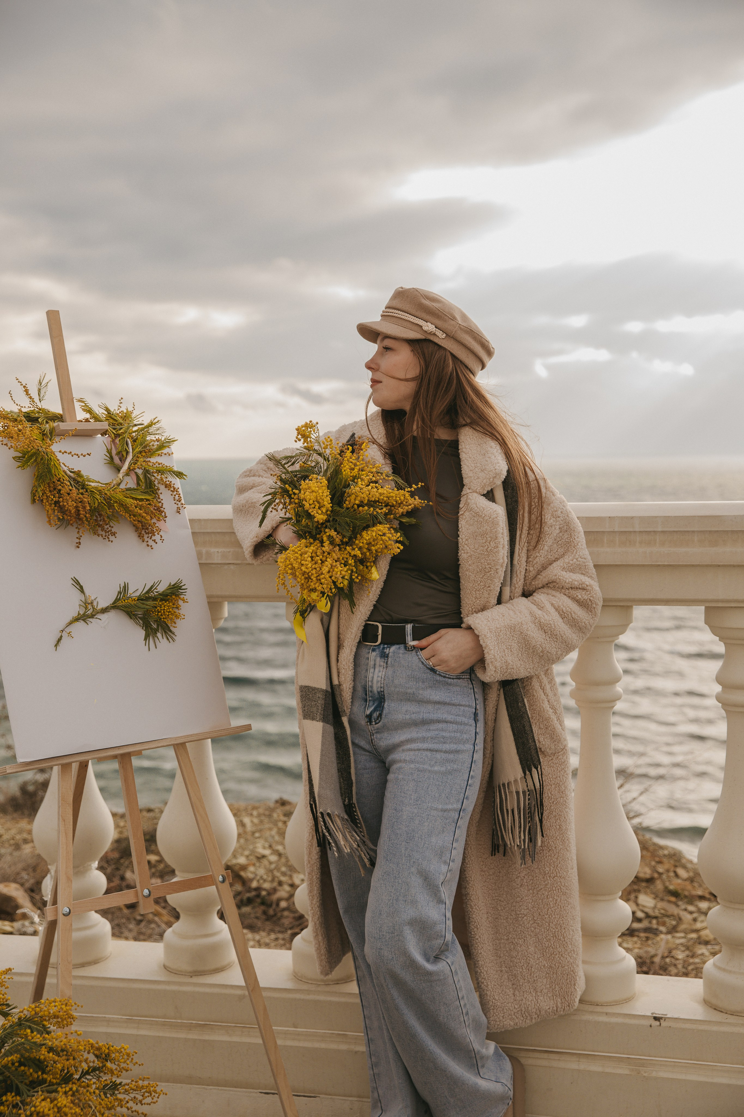 Прогулка с мимозой