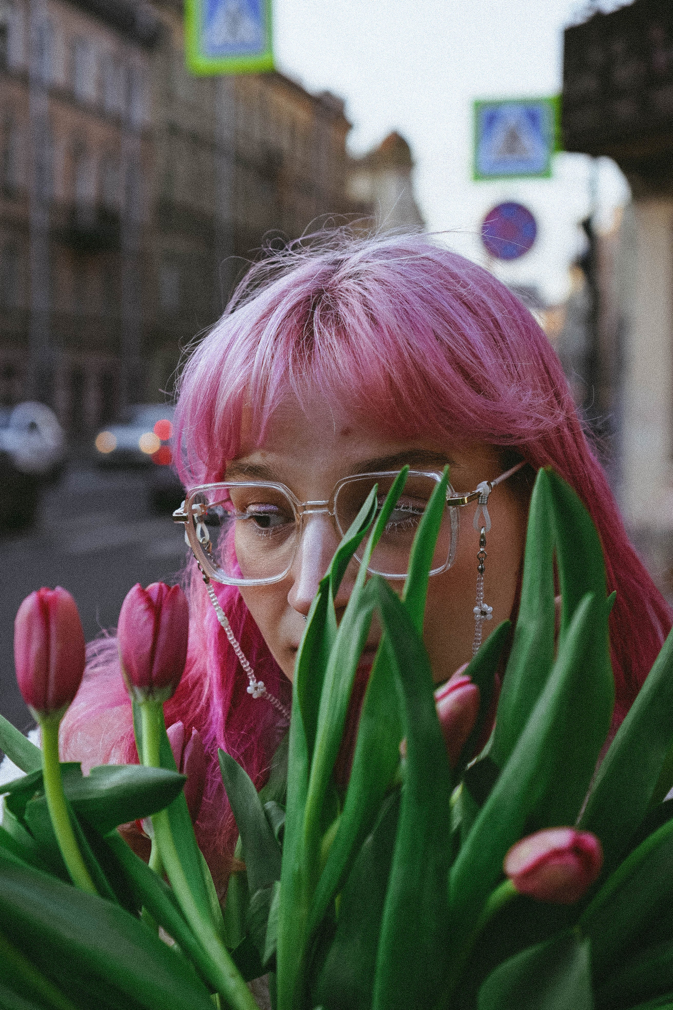 Прогулочная фотосессия с тюльпанами. Профессиональный фотограф, Санкт-Петербург — Виктория Богомолова