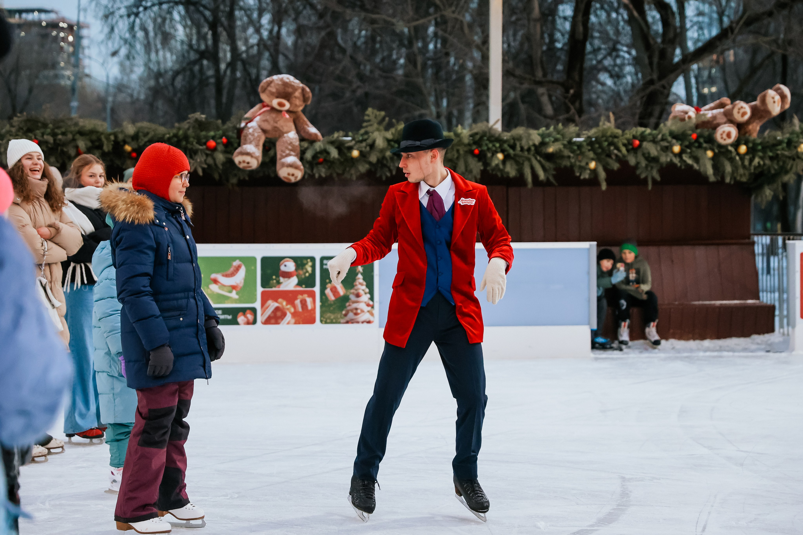 Ледовое шоу Сити каток Московское Чаепитие. Фотограф и видеограф Анна Домашенко