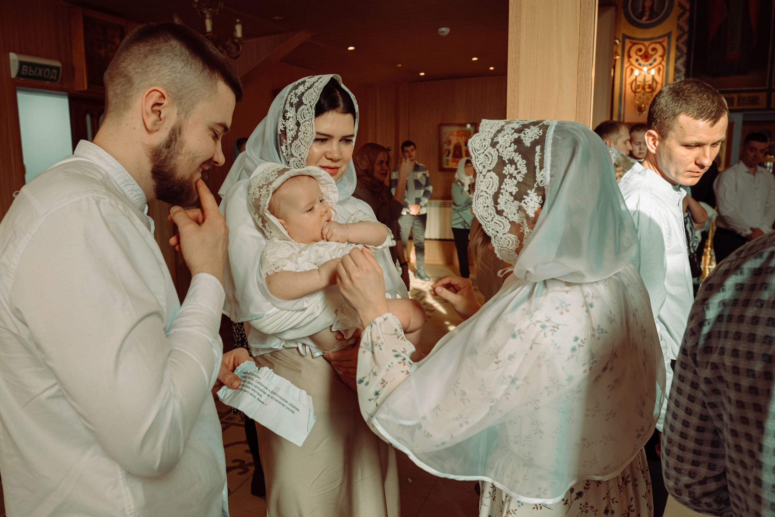 Крещение Амелии. Фотограф новорожденных в Норильске Виктория Шагалиева
