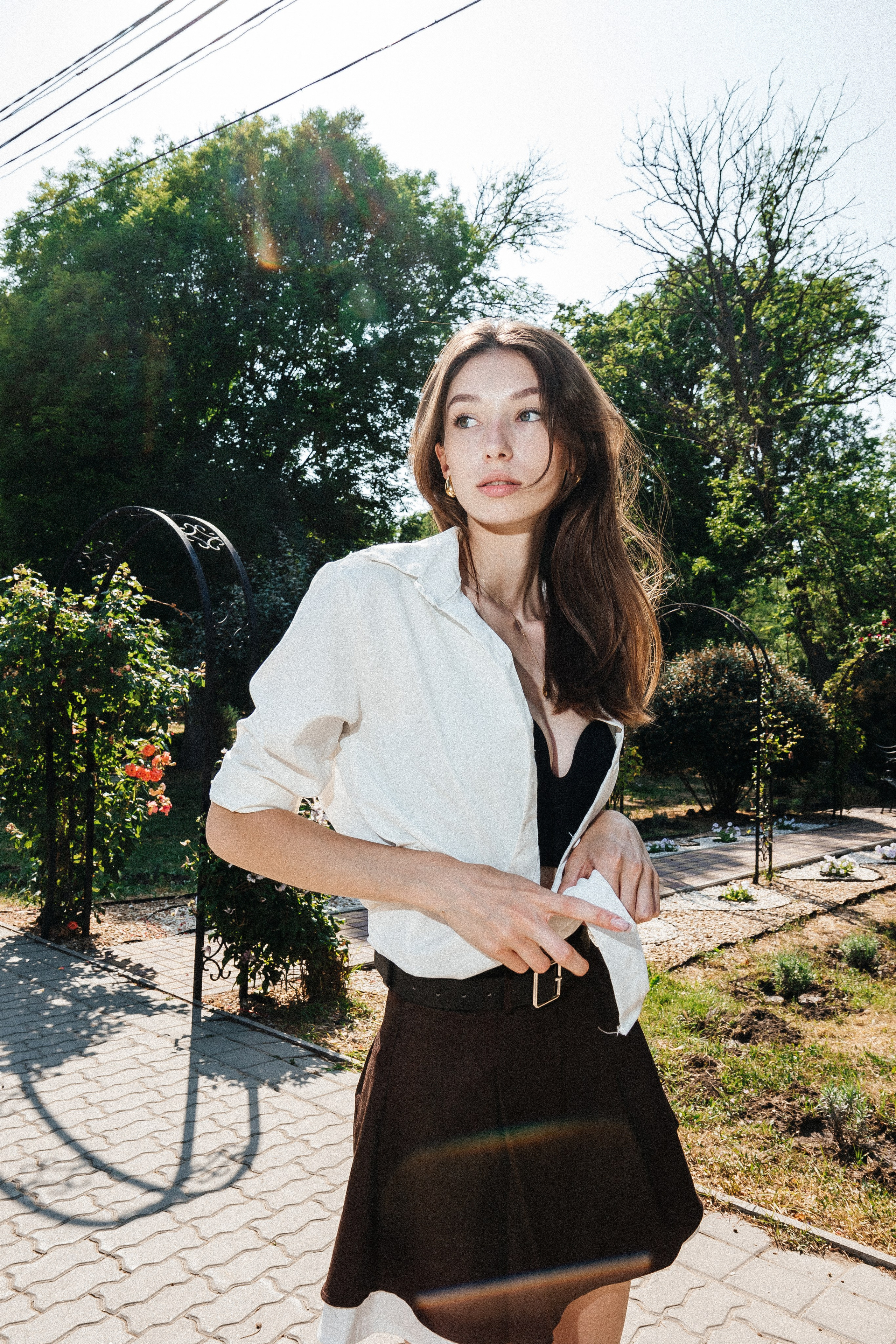 Лера в парке Горького. Фотограф Александр Бигари