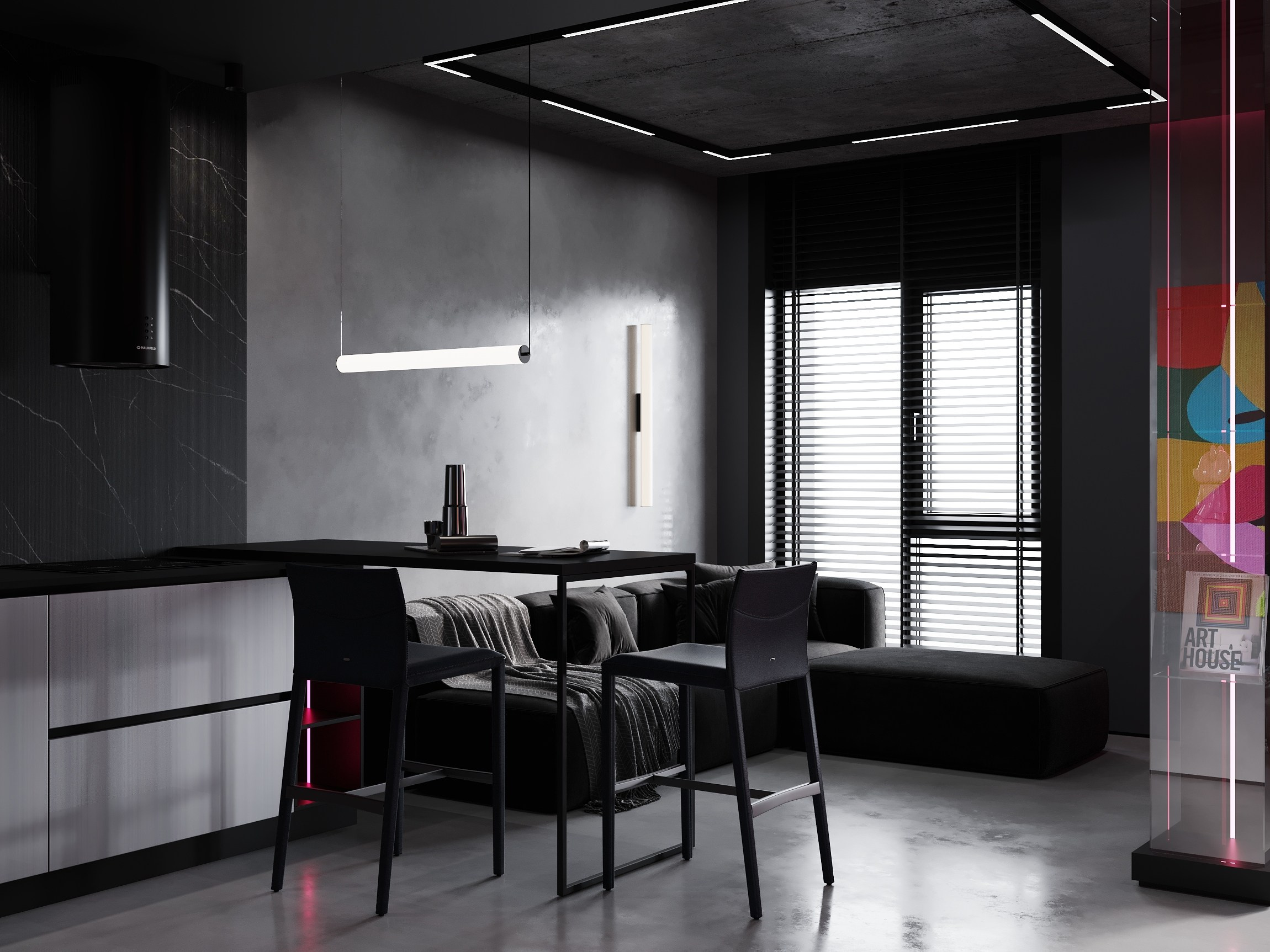 ЖК Эмоции 40.5 кв.м. Дизайнер интерьера и 3D визуализатор Ванчугова Ольга