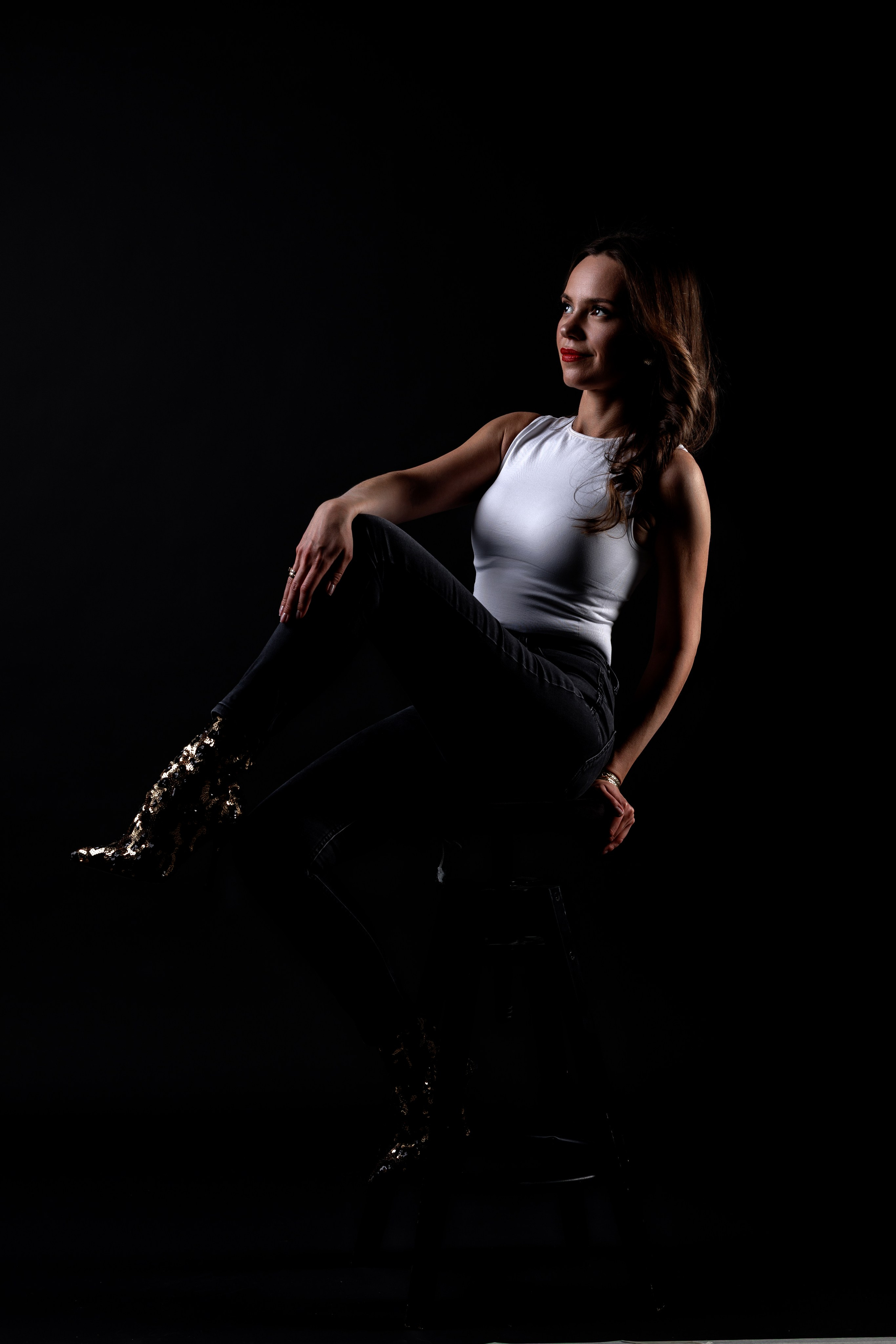 Студийная съемка. Трофимова Ольга, портретный фотограф