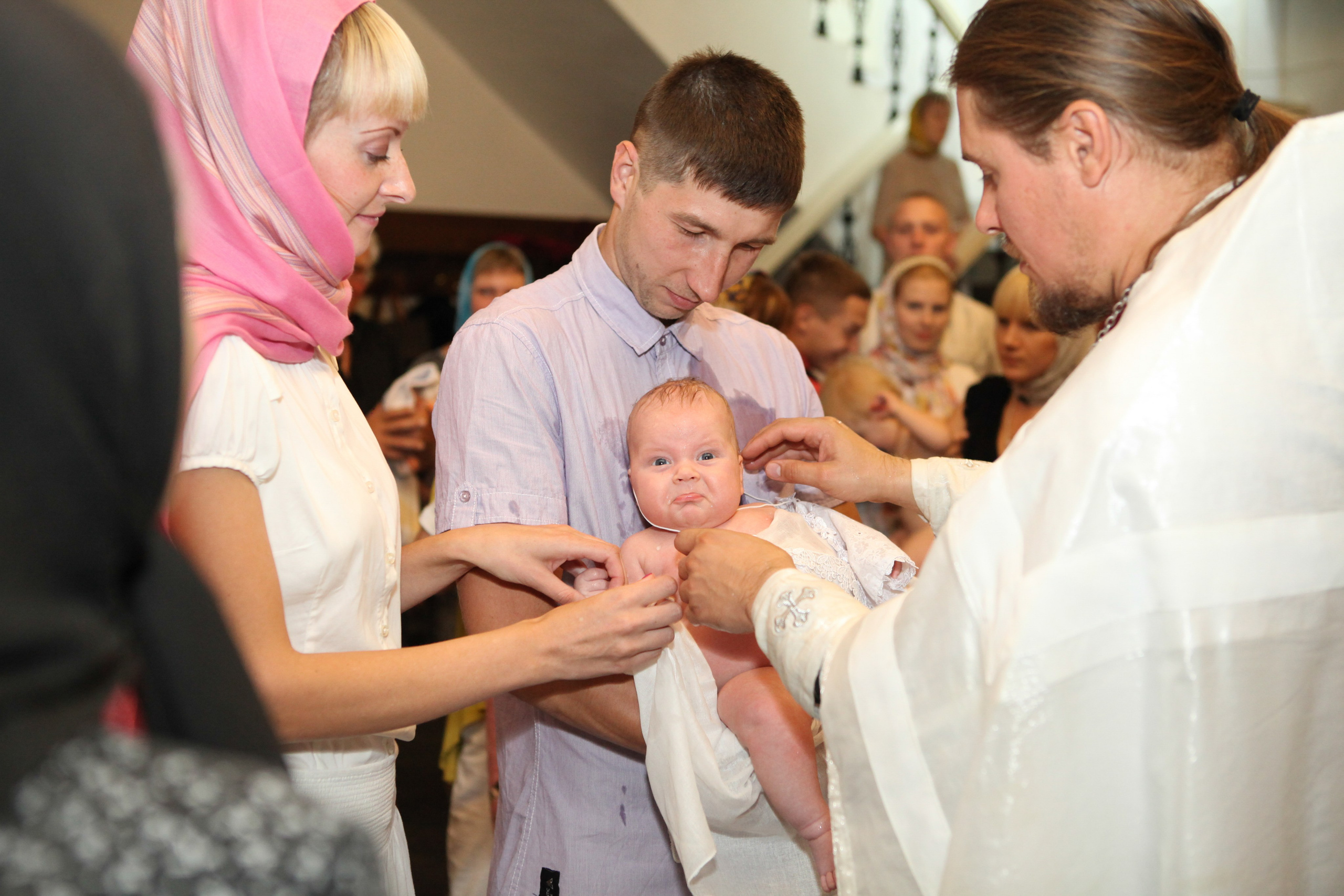 Крещение Георгия. Фотограф Александр Заломаев