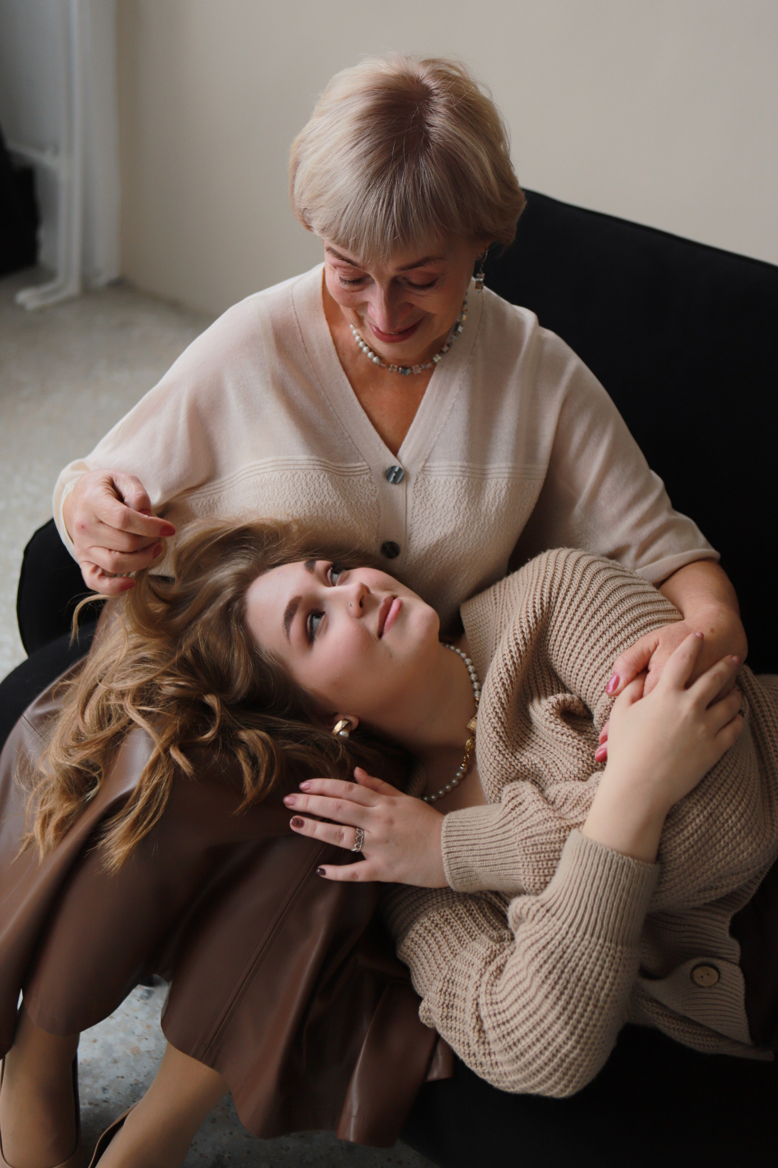 Семейная фотосессия - Трогательная съемка трех поколений. Семейный и женский фотограф Кемерово Мария Степ