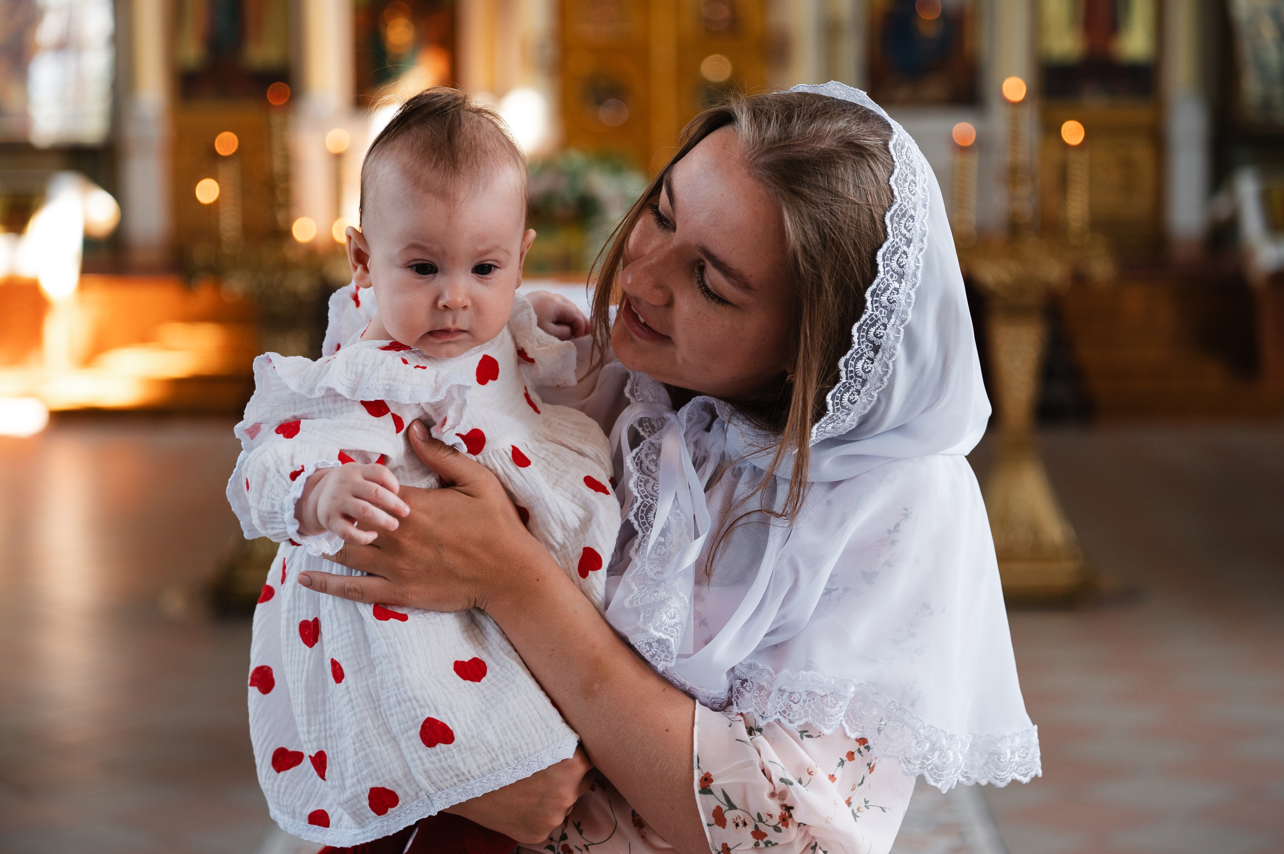 Таинство Крещения Дарьи (Храм Преполовения Пятидесятницы). Фотограф Ярута Оксана / Ростов-на-Дону