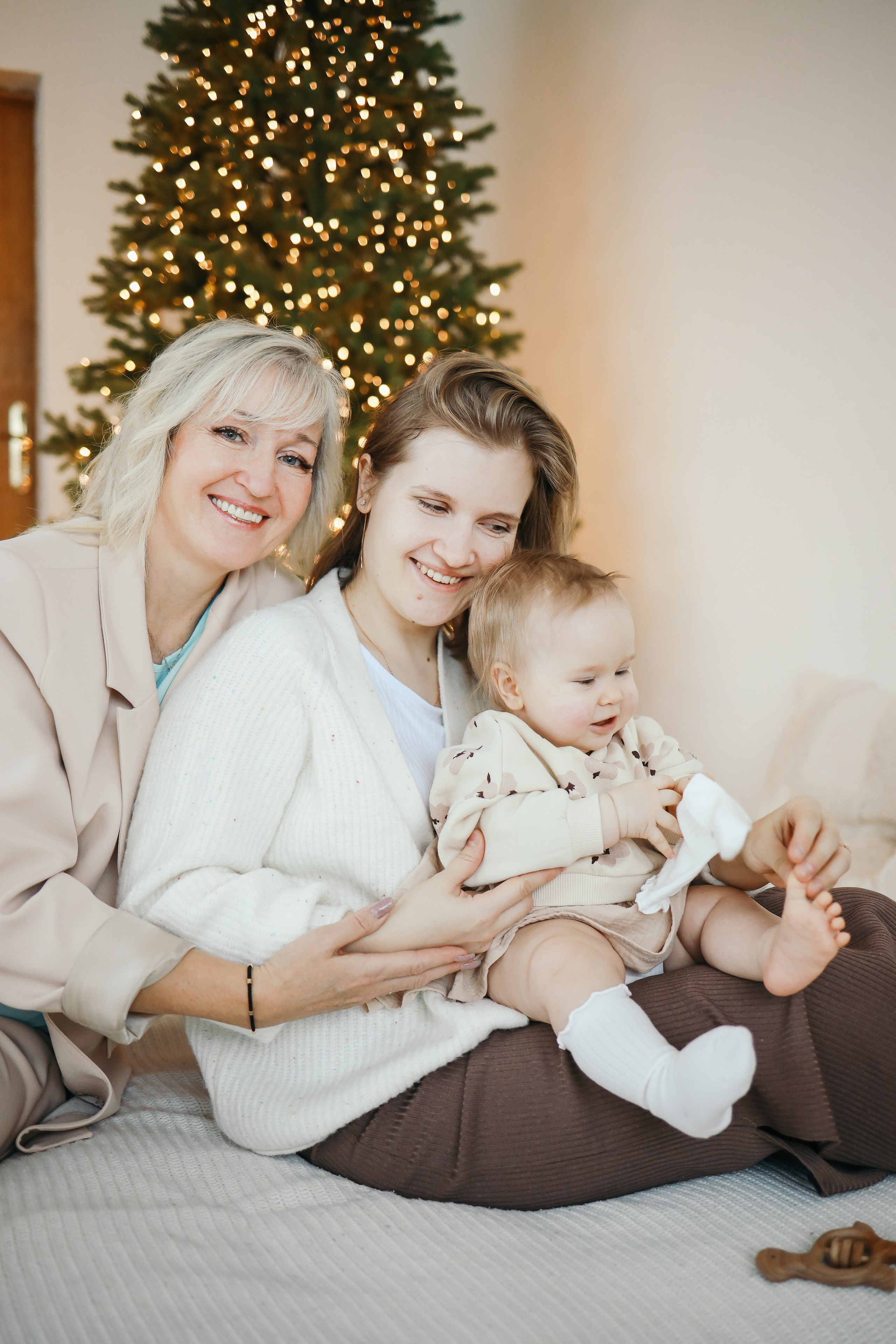 Первый Новый год. Семейный фотограф в Москве Ольга Комарова