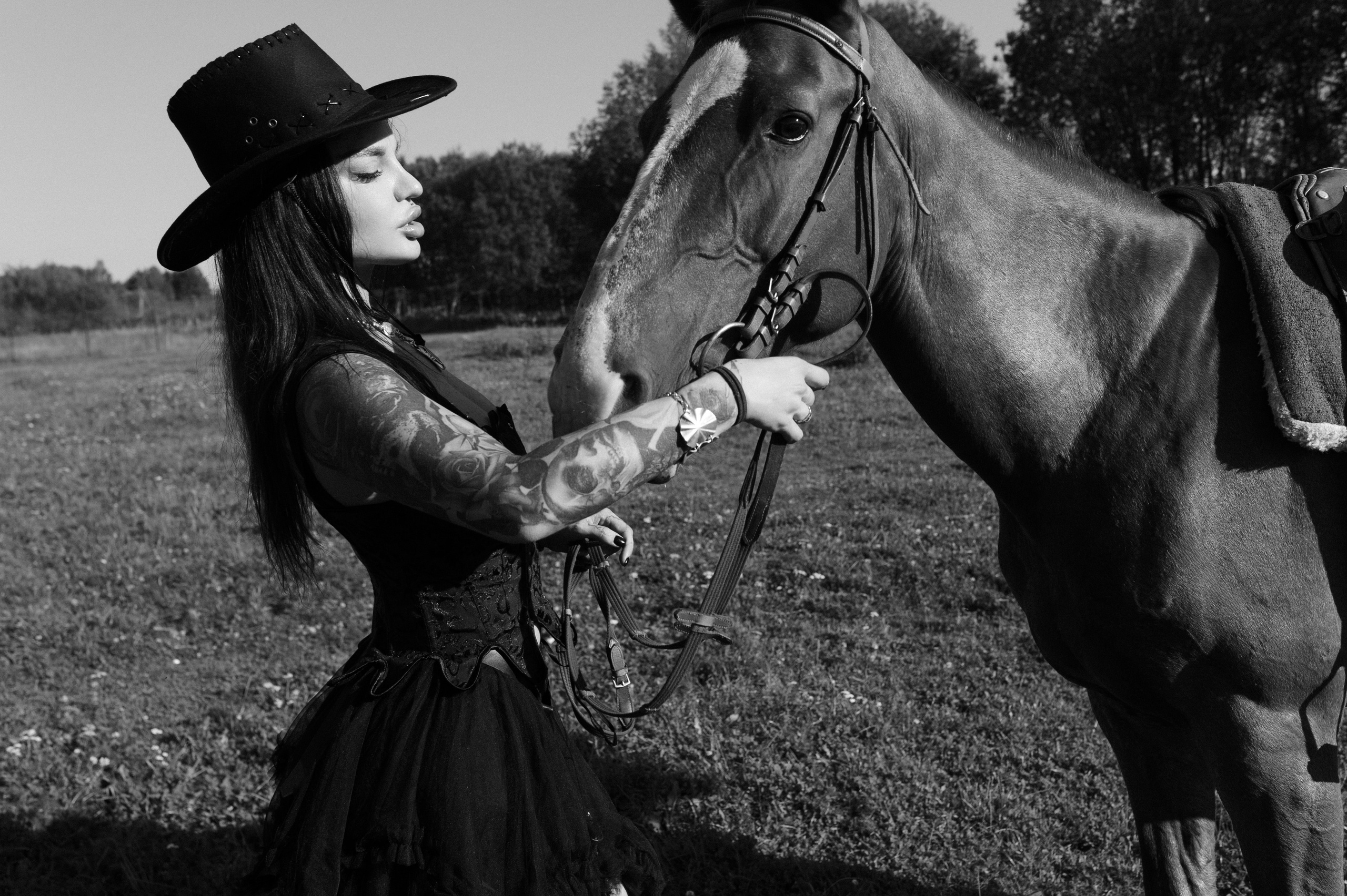Фотосессия на ранчо. Александр Mr.Brass — фотографирую женский портрет в Москве