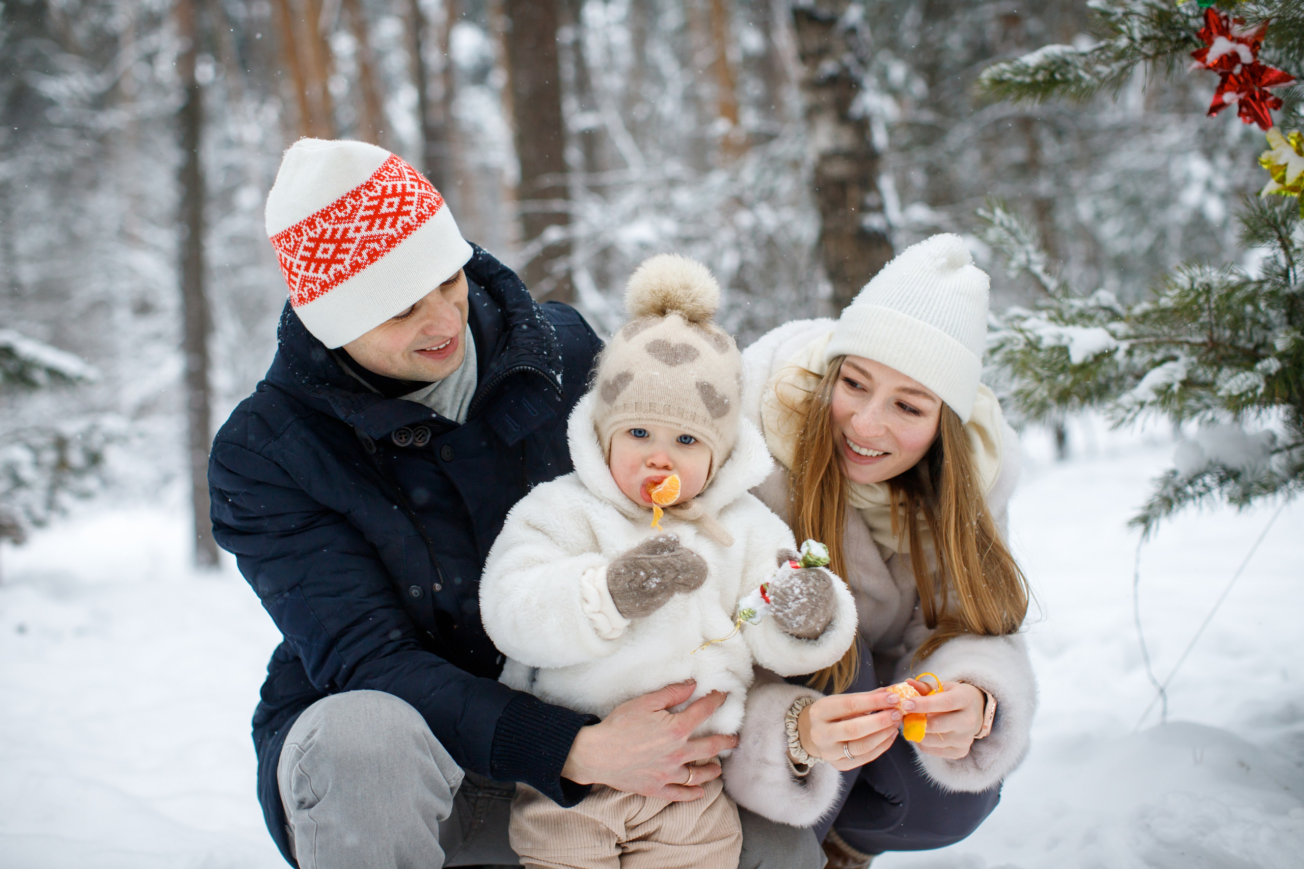 Зимние объятия. Детский и семейный фотограф Мария Киселёва. Москва