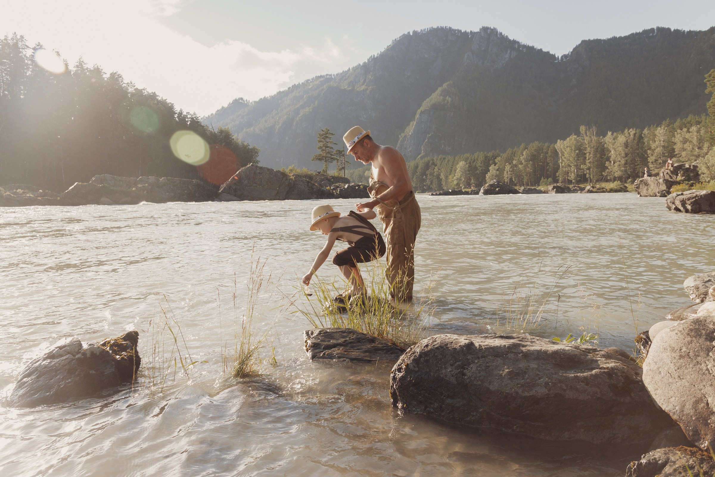 Дед и внук. Детский и семейный фотограф в Бердске и Новосибирске Дарья Гребнева