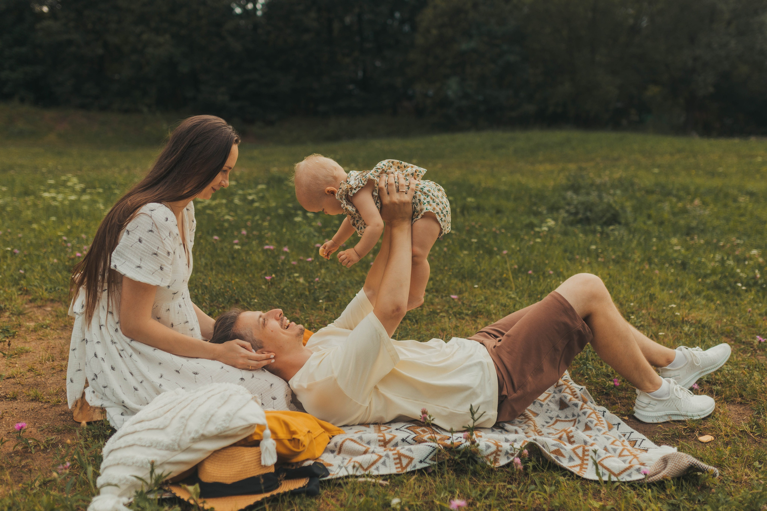 Лена с семьей. Семейный фотограф Алина Демидова. Королев