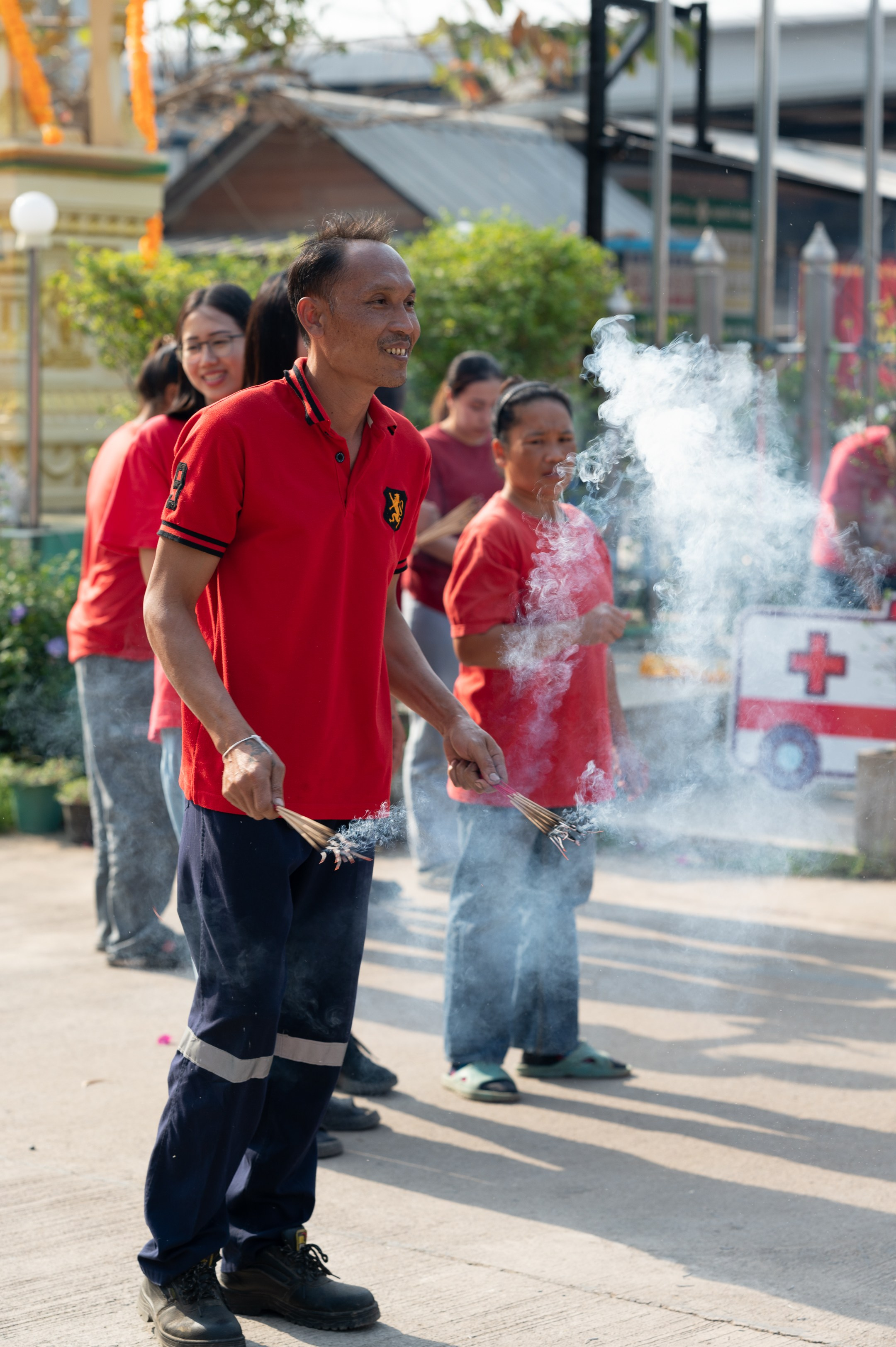 Китайский новый год в компании (Тайланд). Мир живой фотографии о Вас и для Вас
