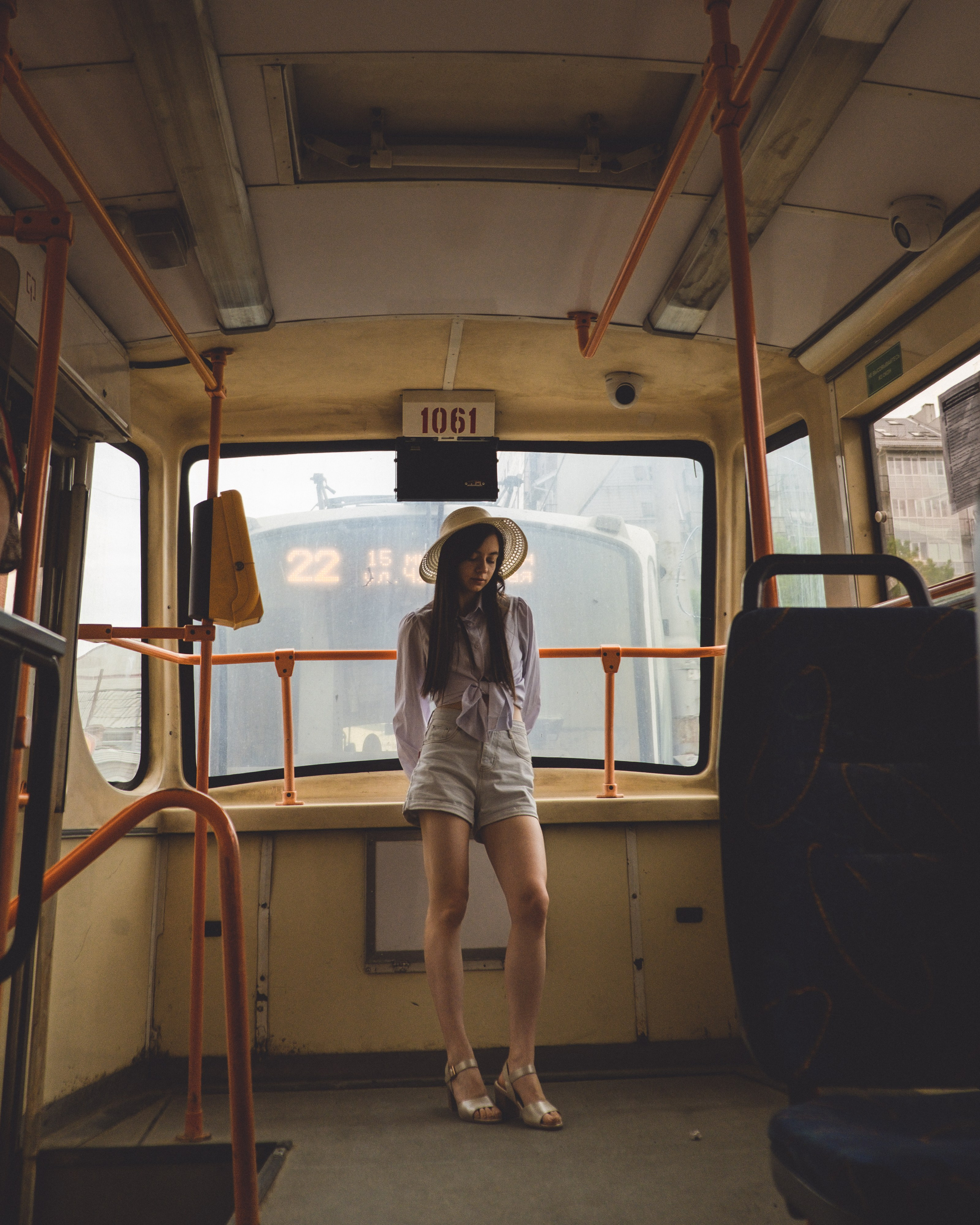 Карина. На трамвае по городу. Дмитрий Пропадалин, Нейрофотография