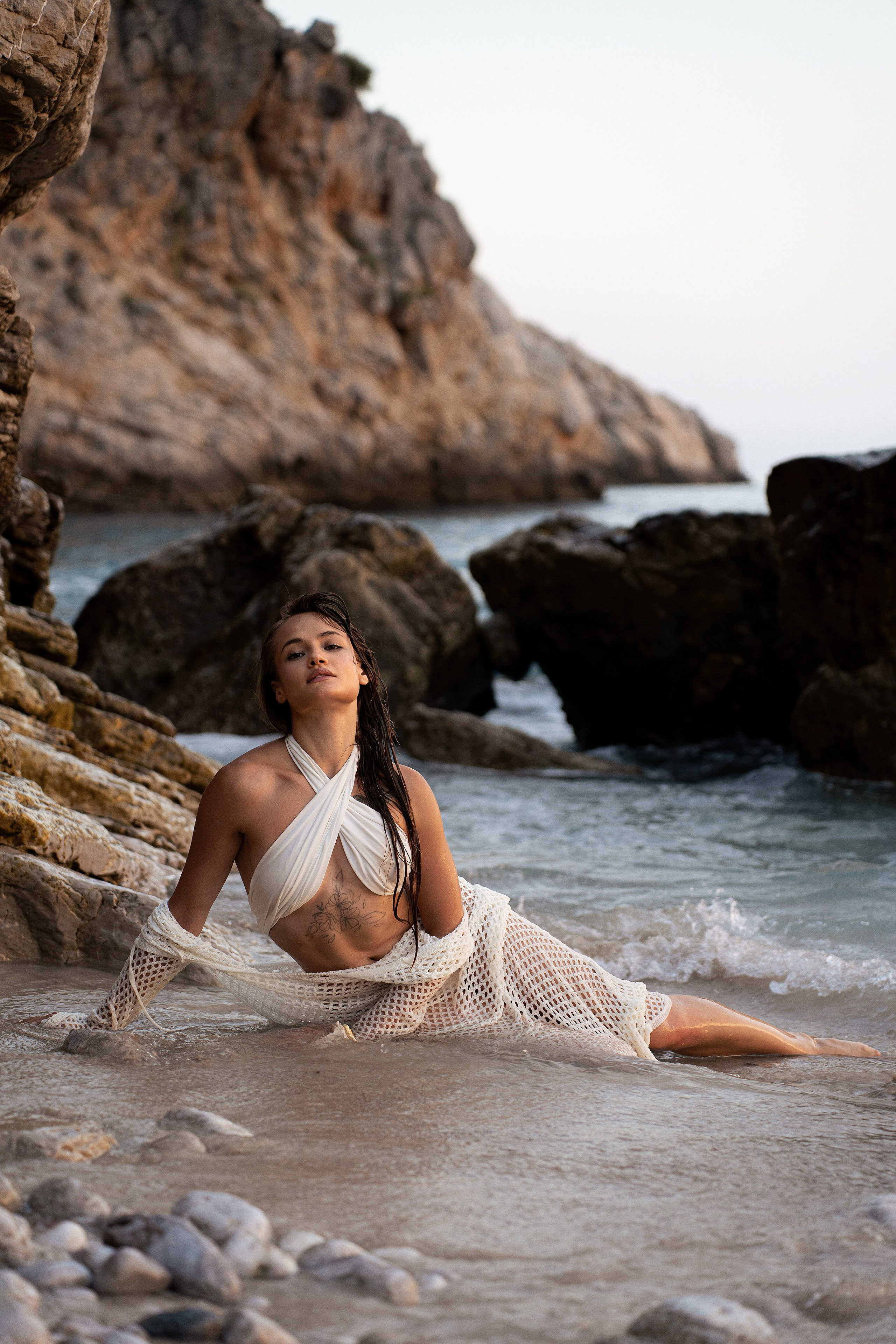 Фотосессия у моря в Стамбуле — красивый закат и атмосфера города