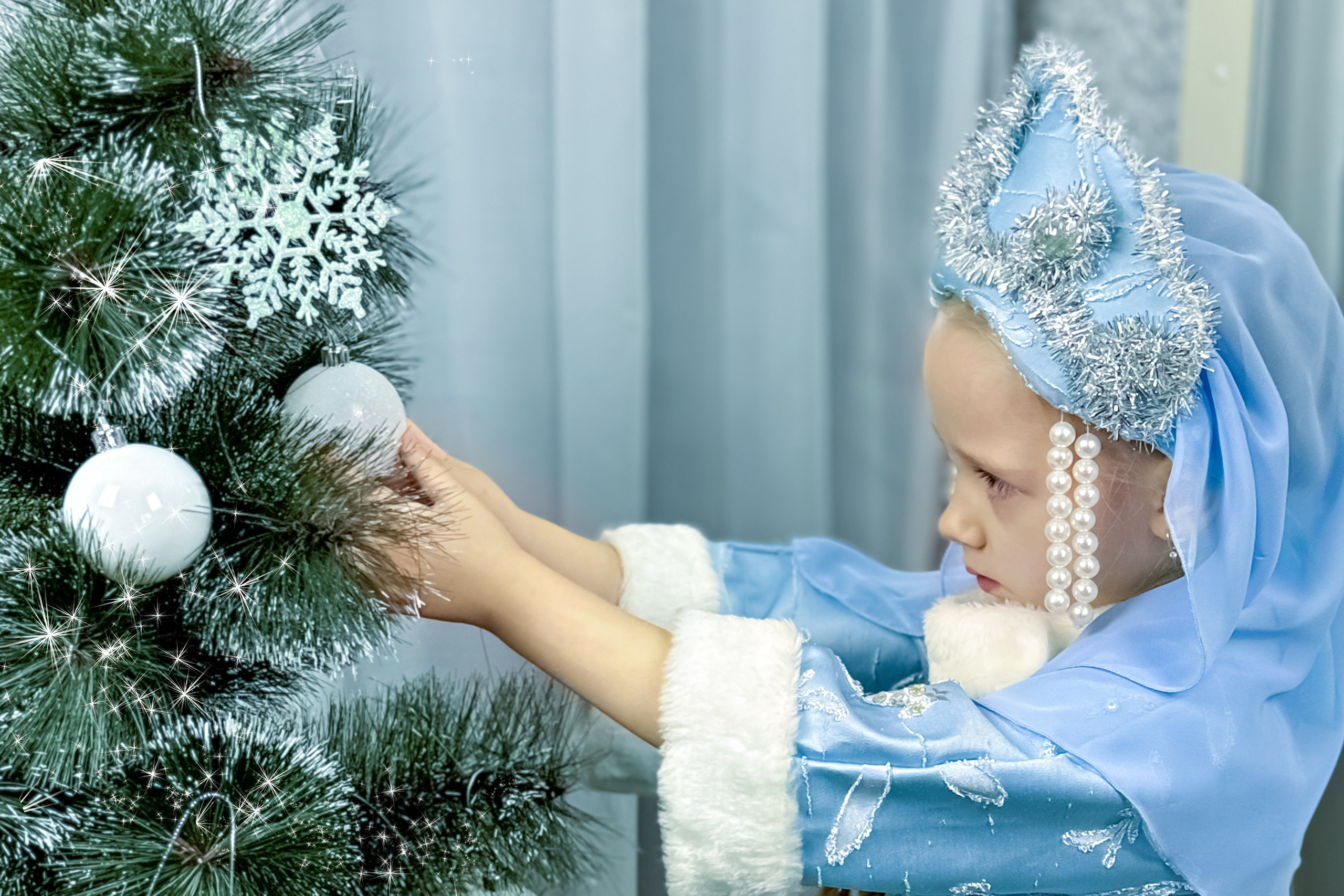 Аня в роли Снегурочки!. Фотограф Нина Пашина — Пермь