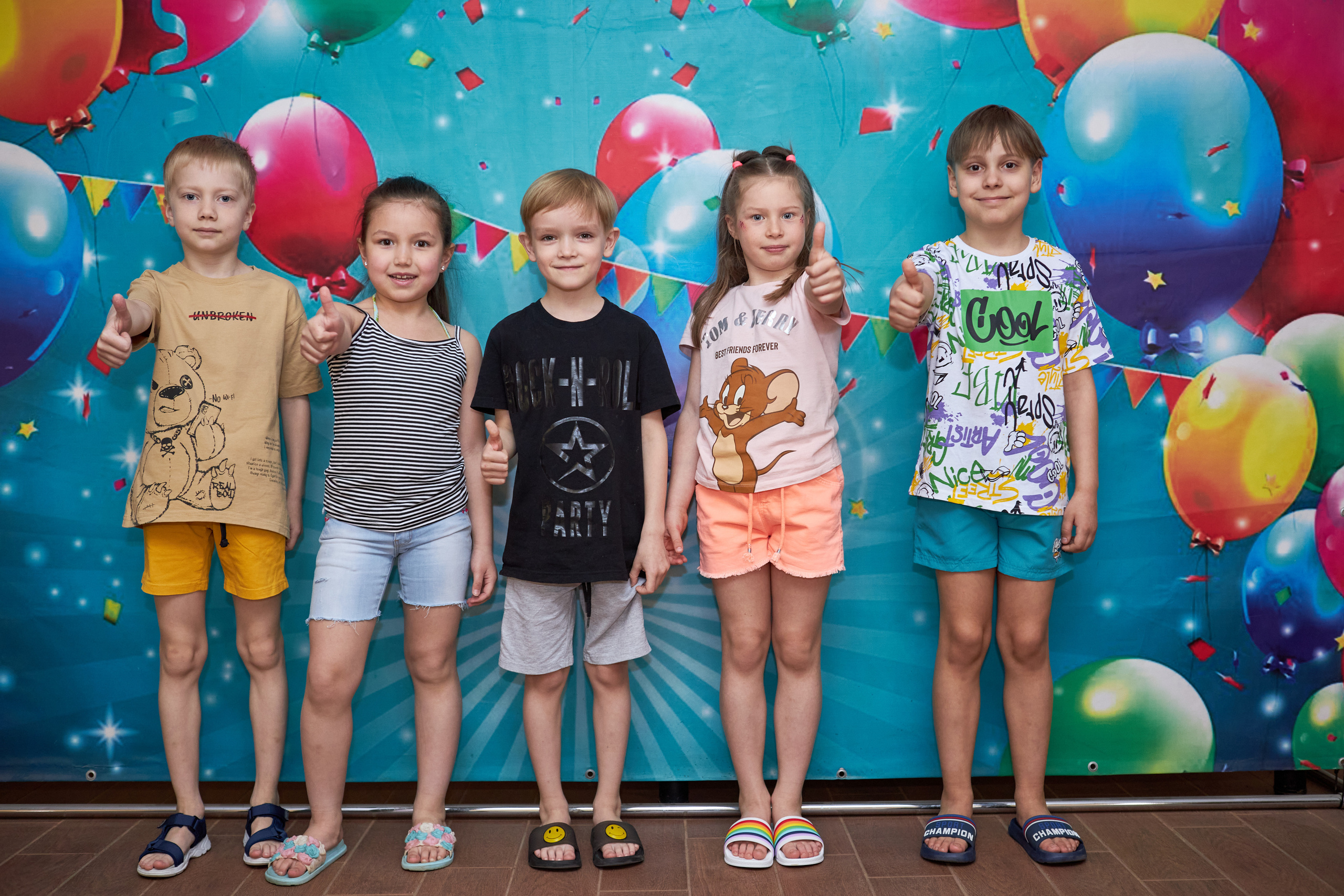 Репортажные кадры с детских праздников