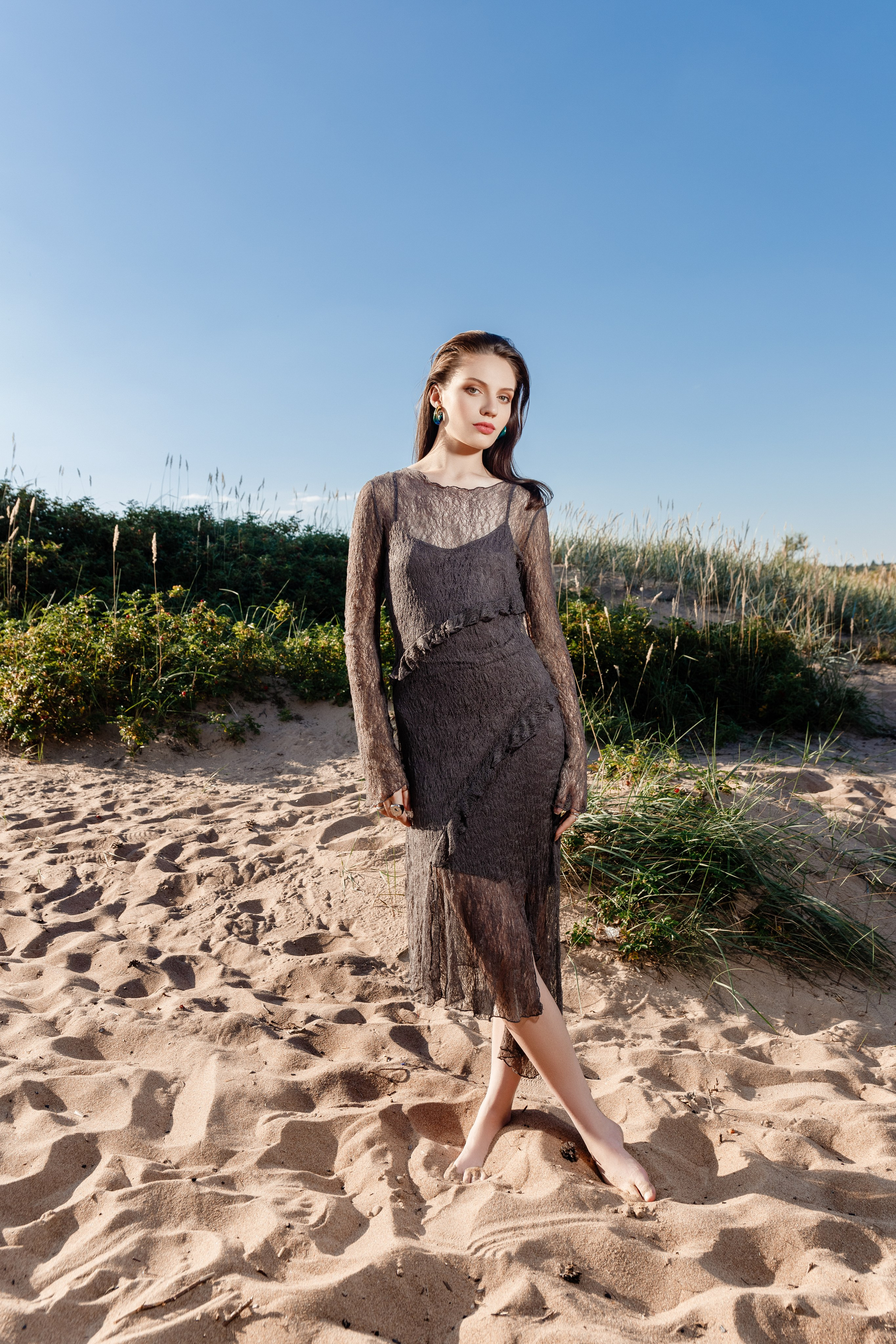 Летняя fashion-съёмка на пляже