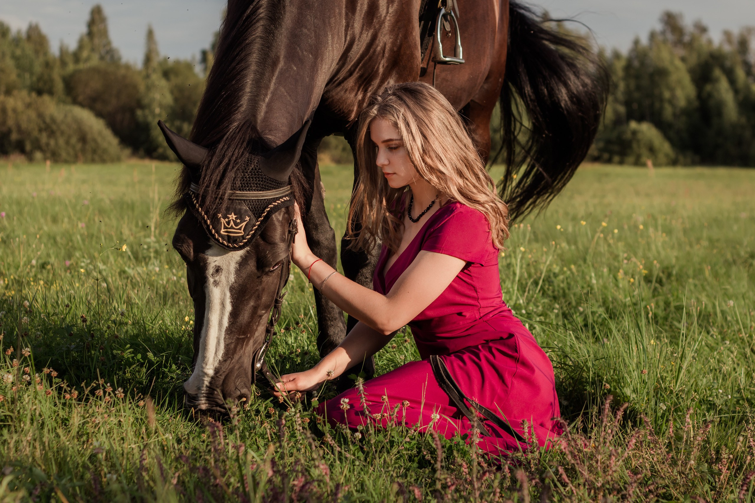 Прогулка на лошади. Портретный фотограф в Москве Юлия Красовская